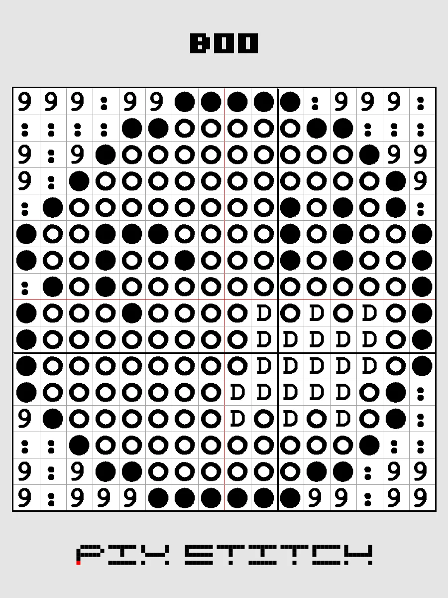 Boo Pixel Art product image (3)