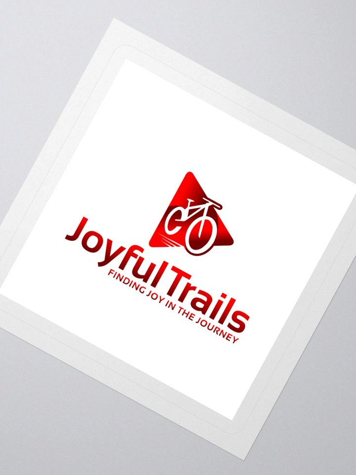 Joyful Trails Square Logo Sticker product image (4)