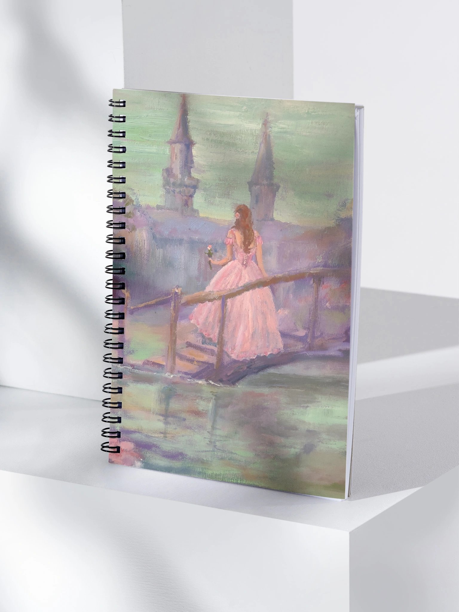 Lavender Cottage Princess Spiral Notebook product image (4)