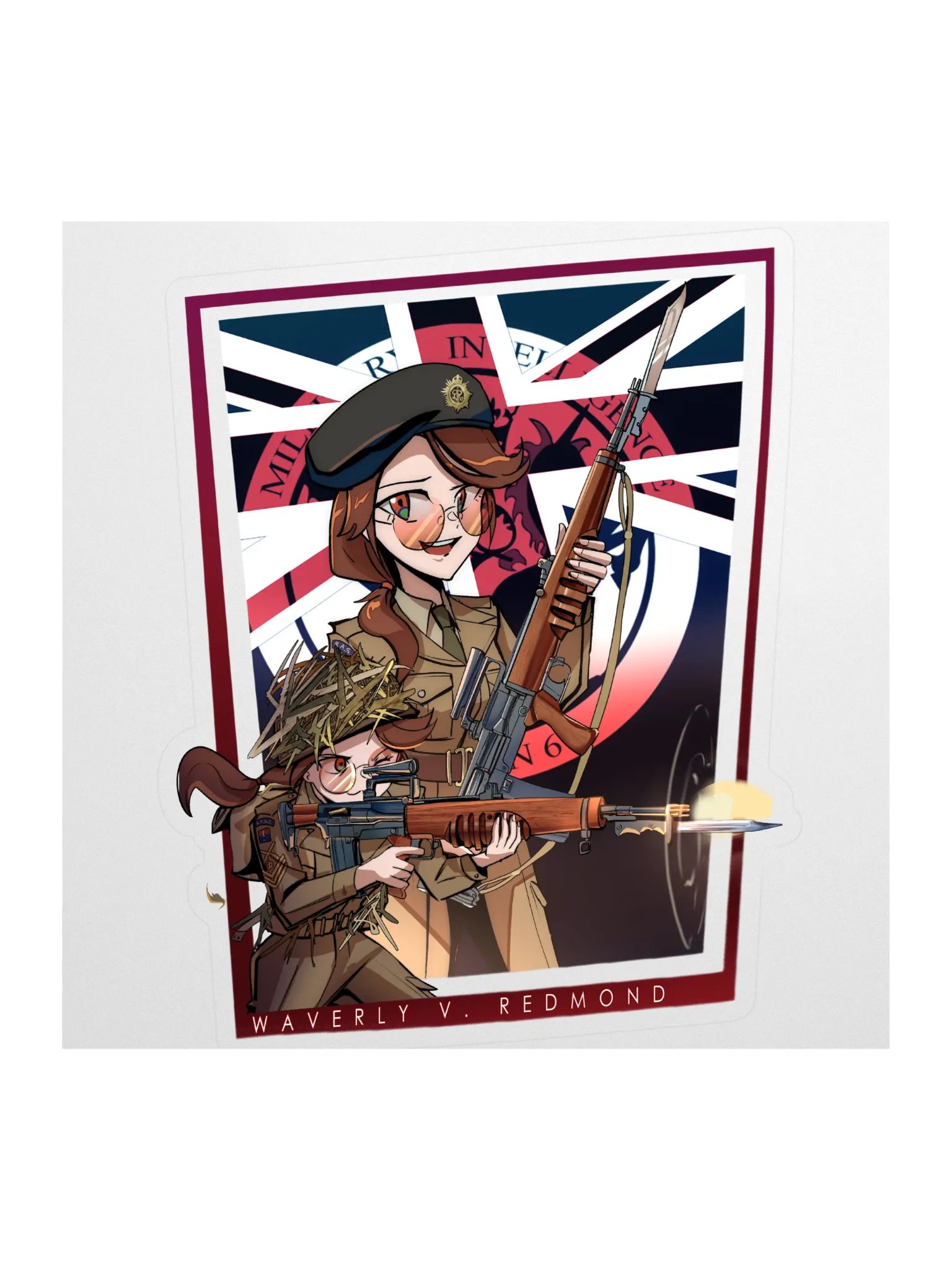 Waverly Redmond Illustrated STICKER product image (1)