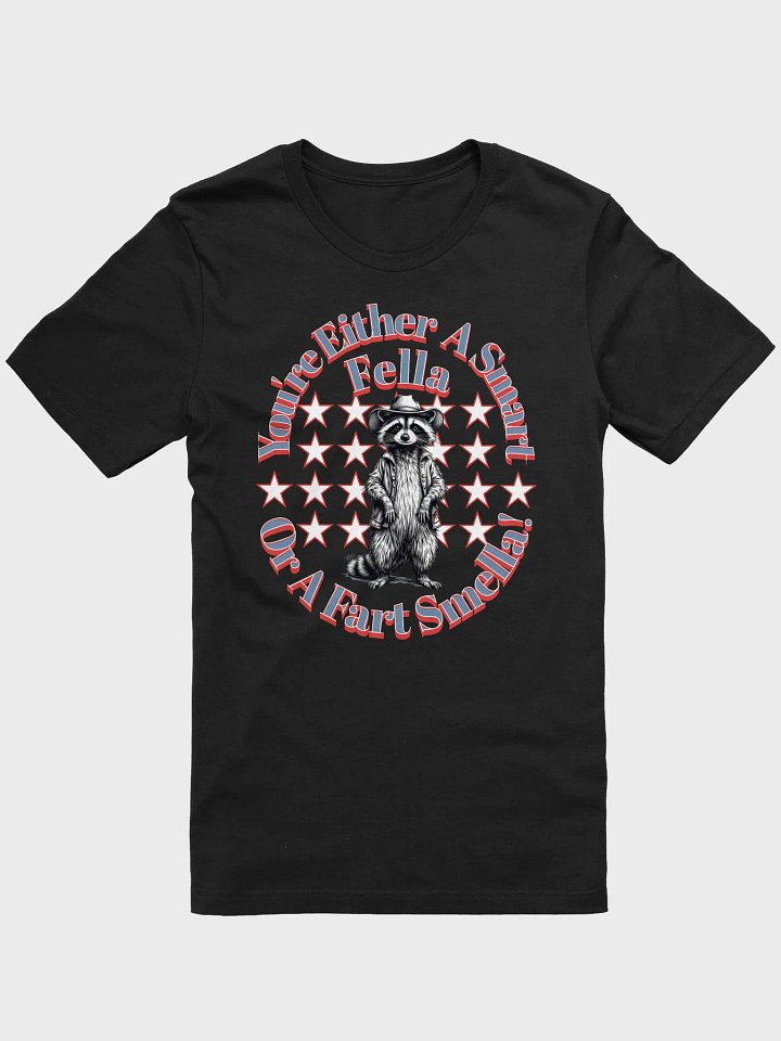 Youre Either A Smart Fella Or A Fart Smella Raccoon Western Rascal Tee product image (1)