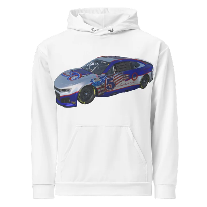 Patriotic 250th Anniversary Race Car Unisex Hoodie product image (1)