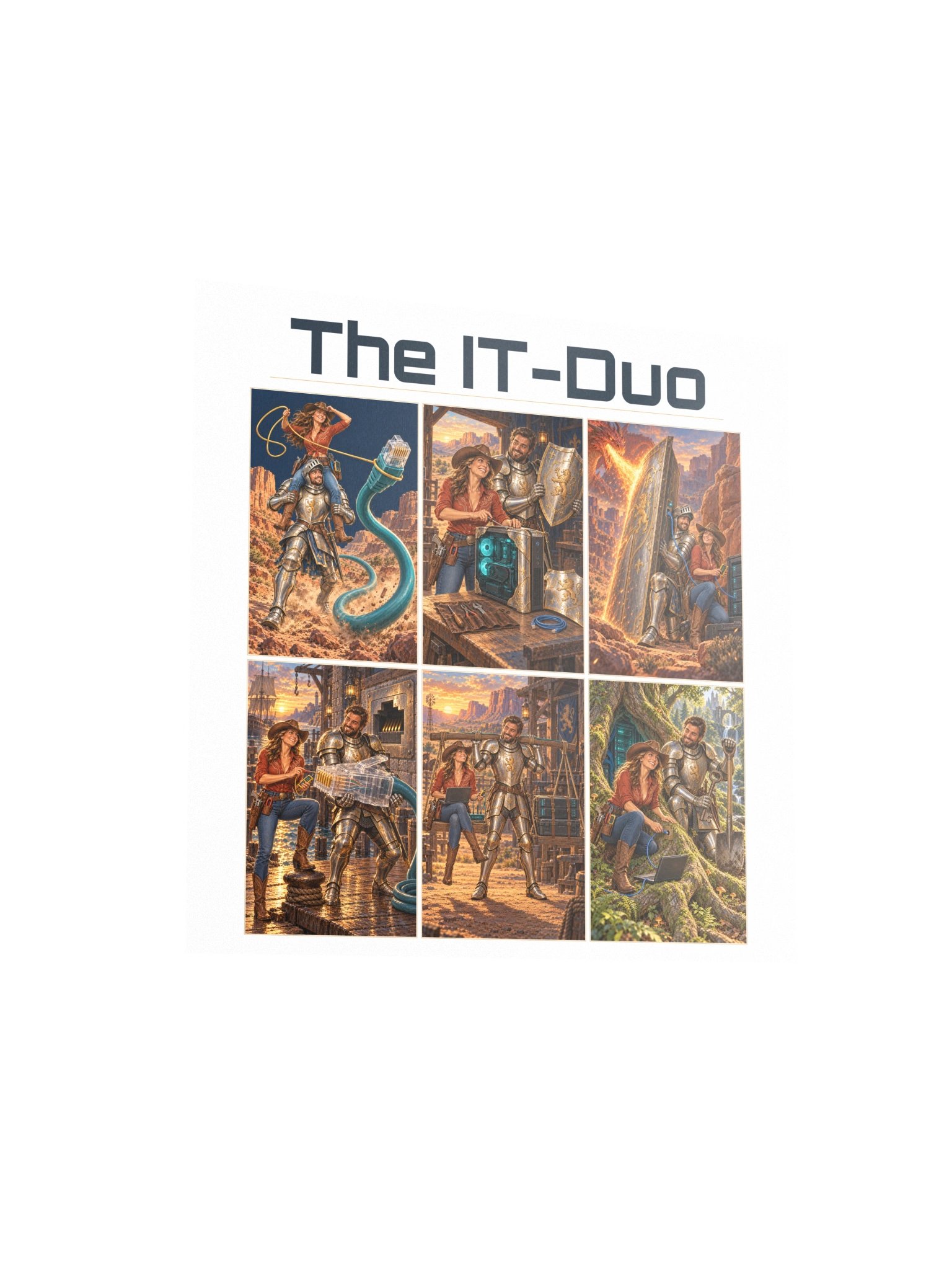 PATB The IT-Duo Collector Grid Matte Poster product image (3)