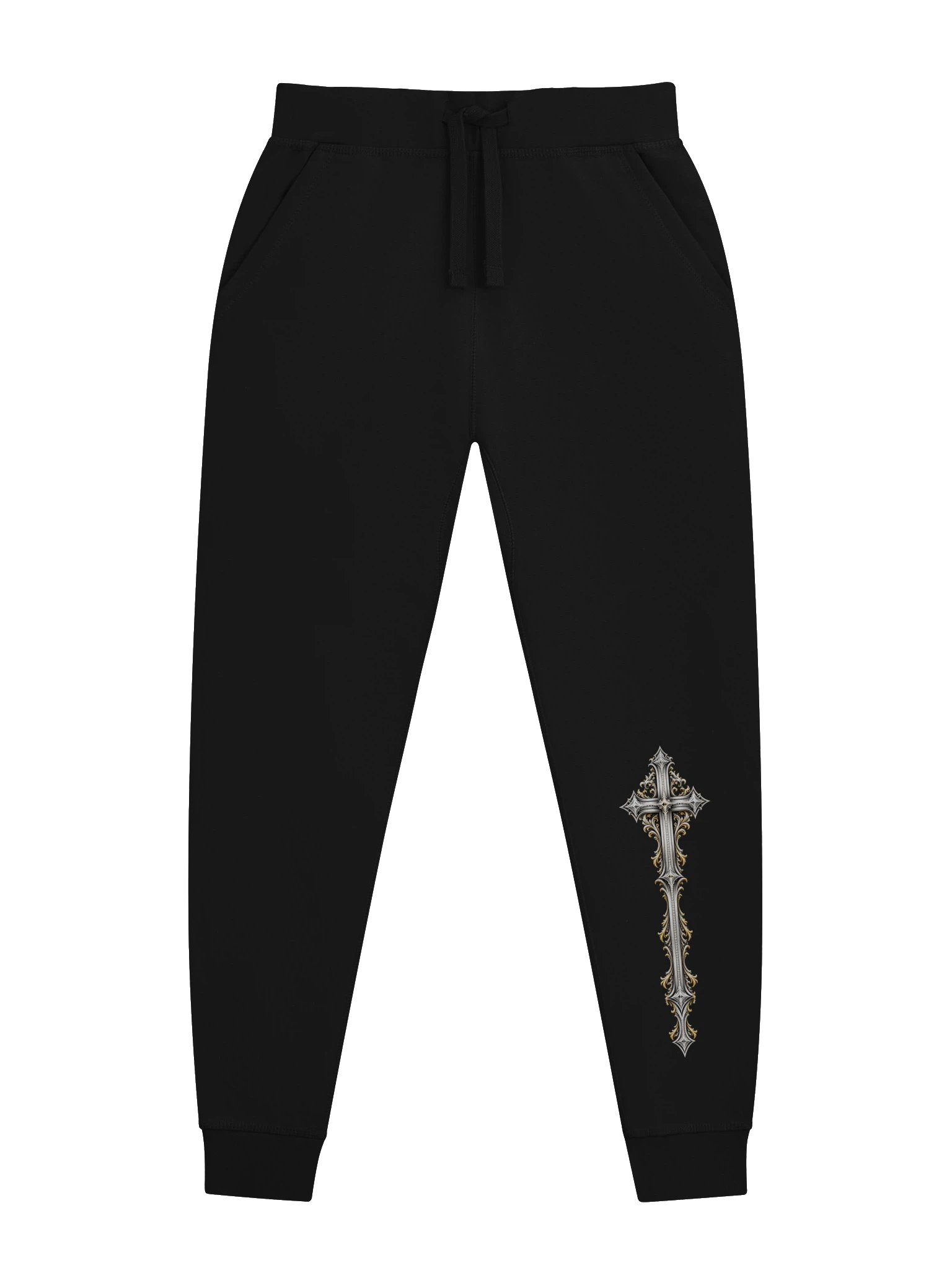 Ornate Gothic Cross Matching Joggers product image (1)