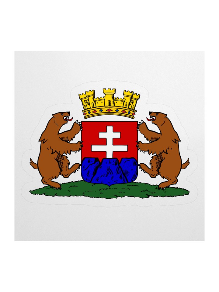 Slovakia Coat of Arms Kiss Cut Sticker product image (1)
