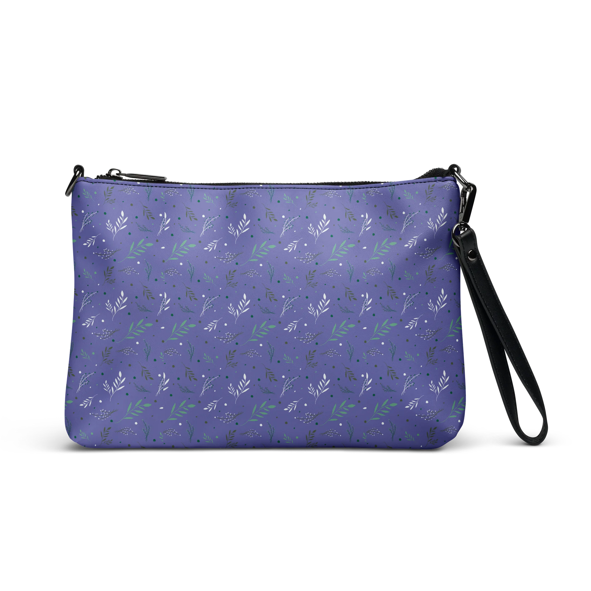 Purple Botanical All-Over Print Crossbody Bag product image (2)