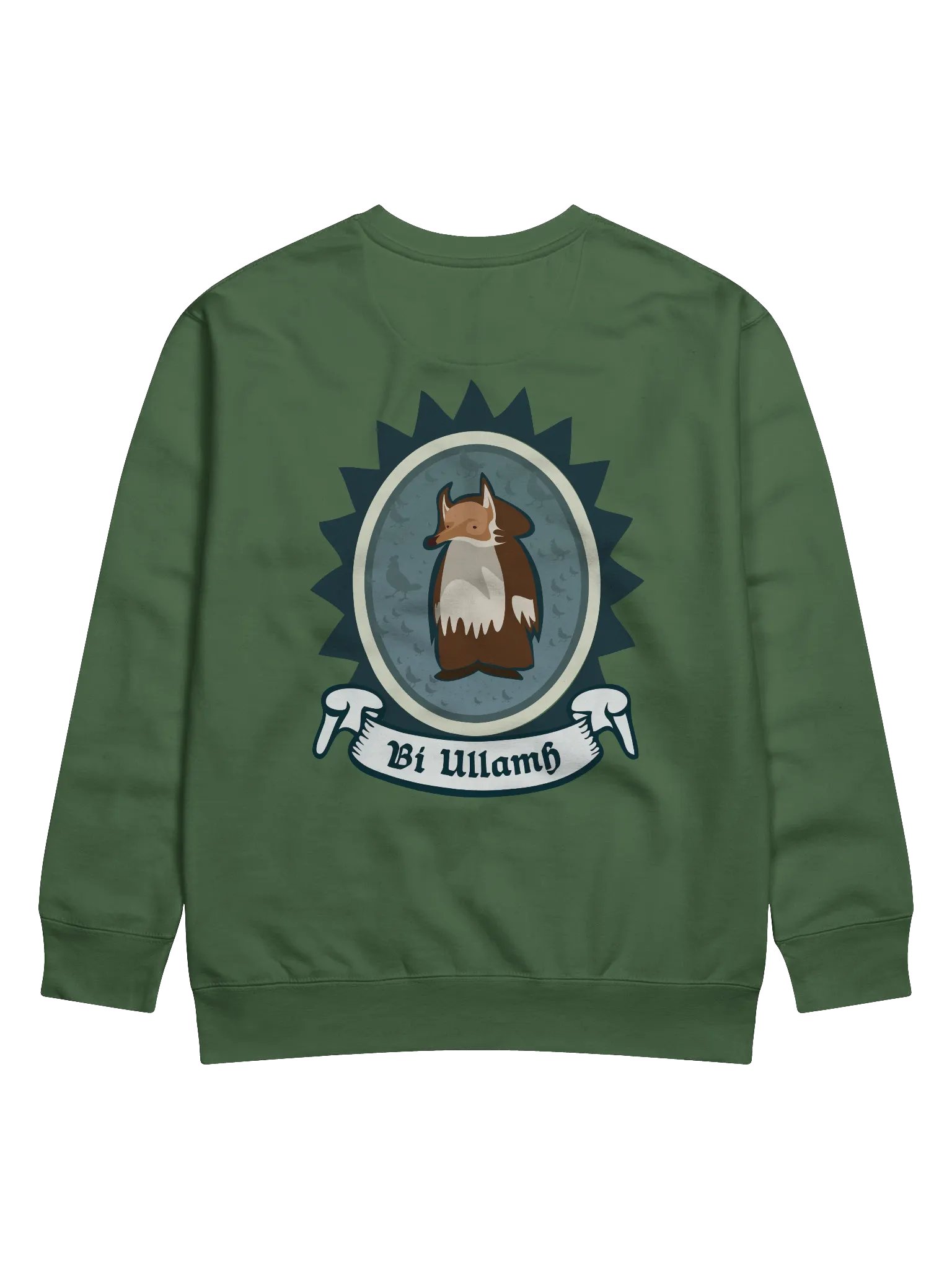 Sionnach Bí Ullamh Geansaí Cotton Heritage Premium (Back Patch) product image (2)