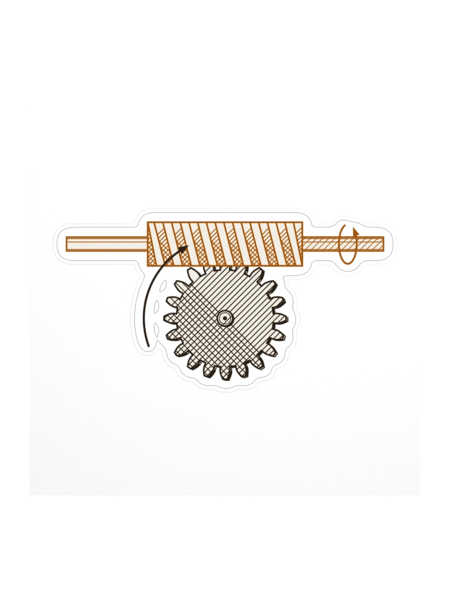 Worm gear sticker · MOTION 16 product image (1)