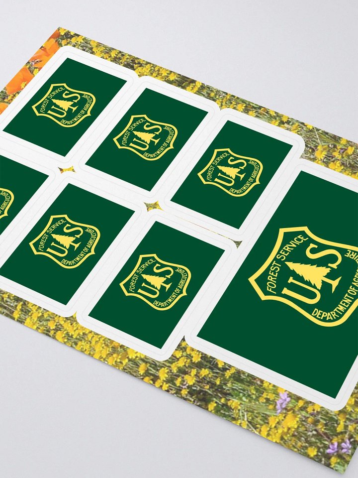 "Forest Service" Sticker (Pasture Background) product image (2)