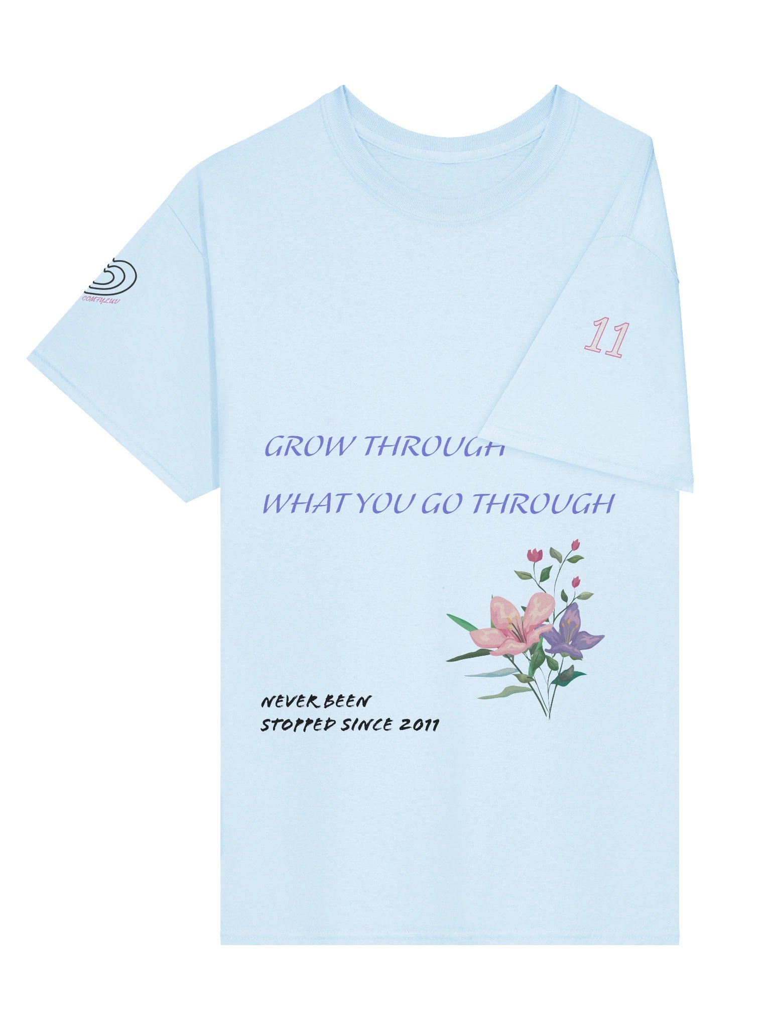 KEEP GROWING t shirt product image (3)