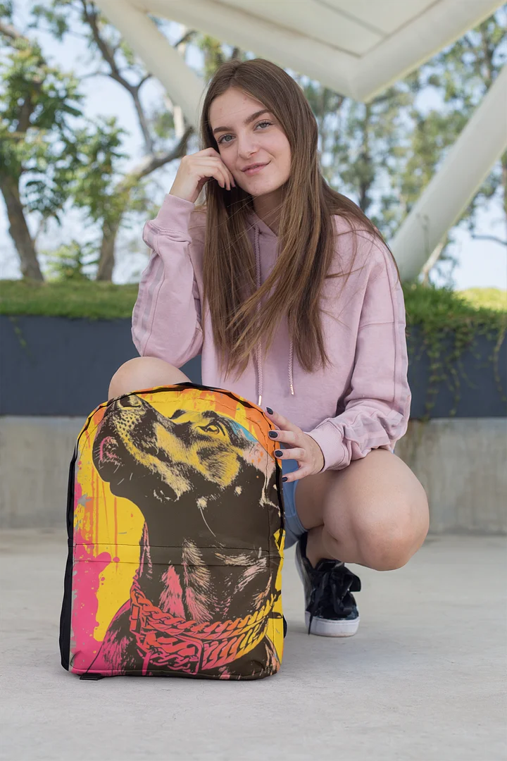 Black Labrador All-Over Print Backpack product image (1)