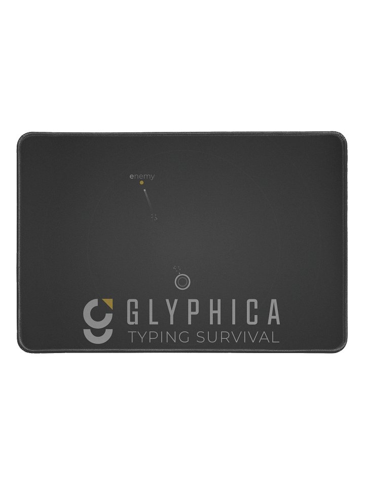 Glyphica Dark Theme Desk Mat Small product image (1)