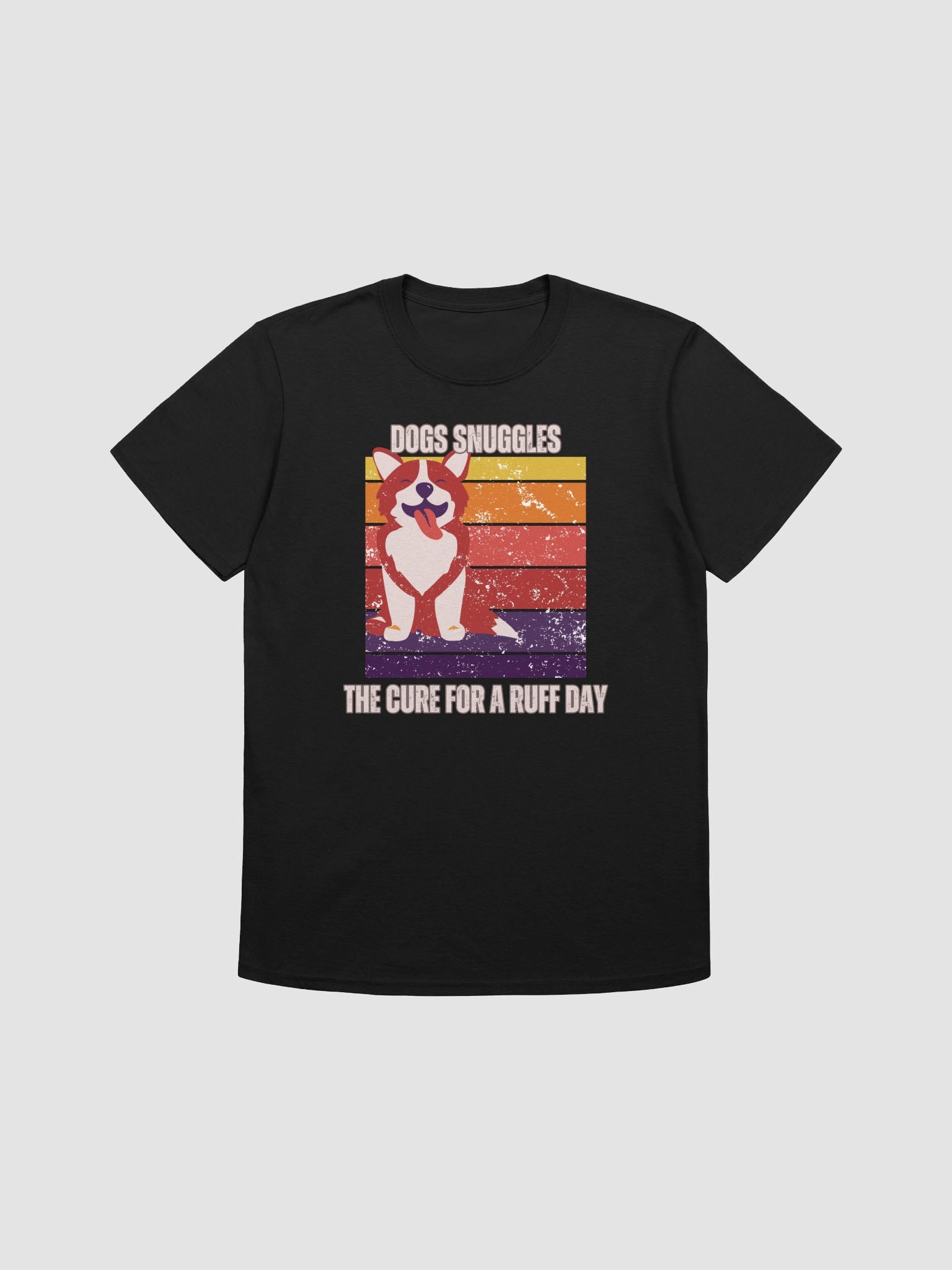 Dog Snuggles – Retro Dog Lover T-Shirt product image (1)