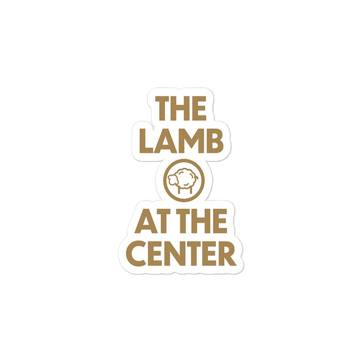 The Lamb at the Center (Sticker) product image (2)