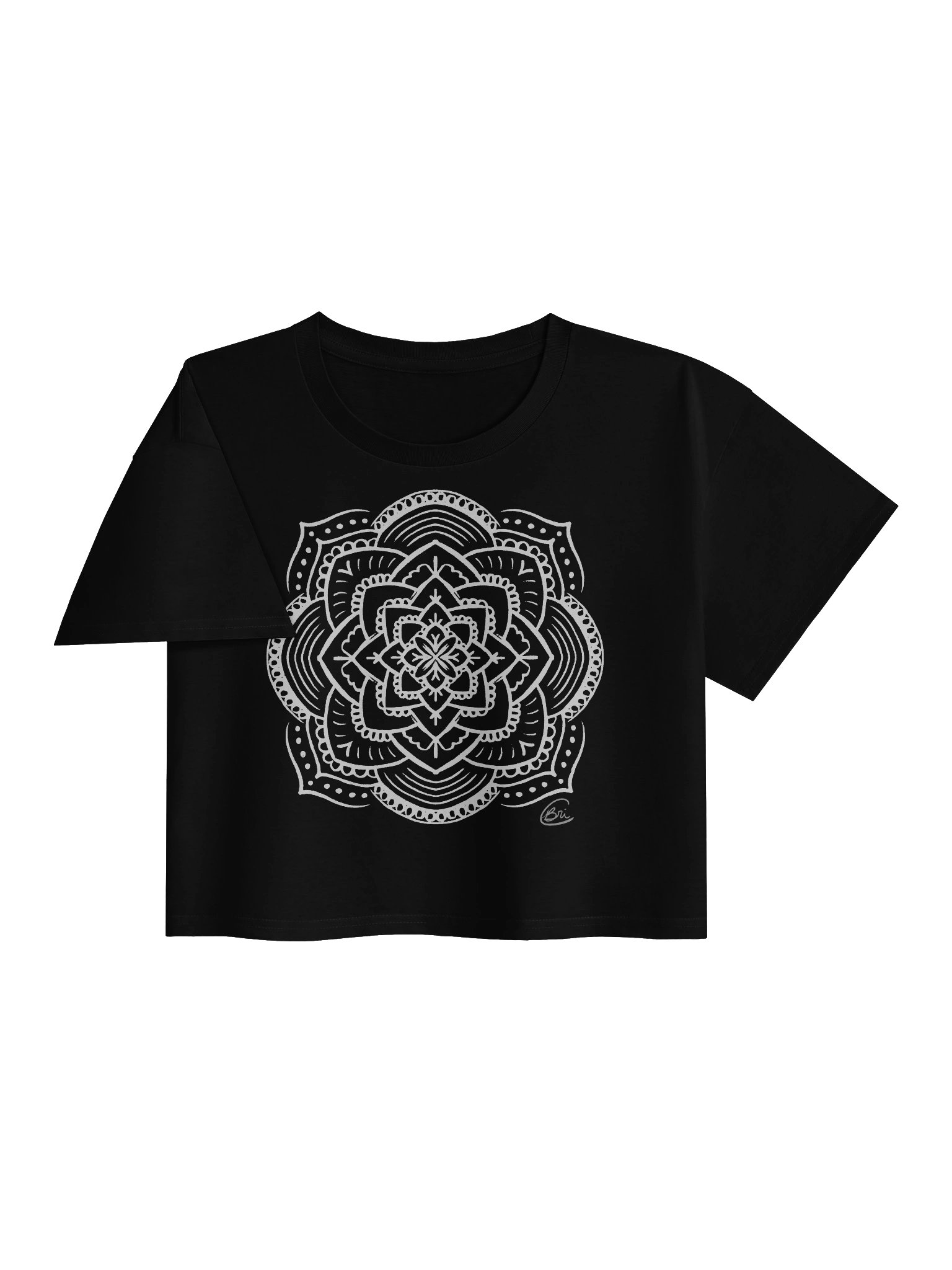 Stay Breezy Signature Crop Top B&W! product image (8)