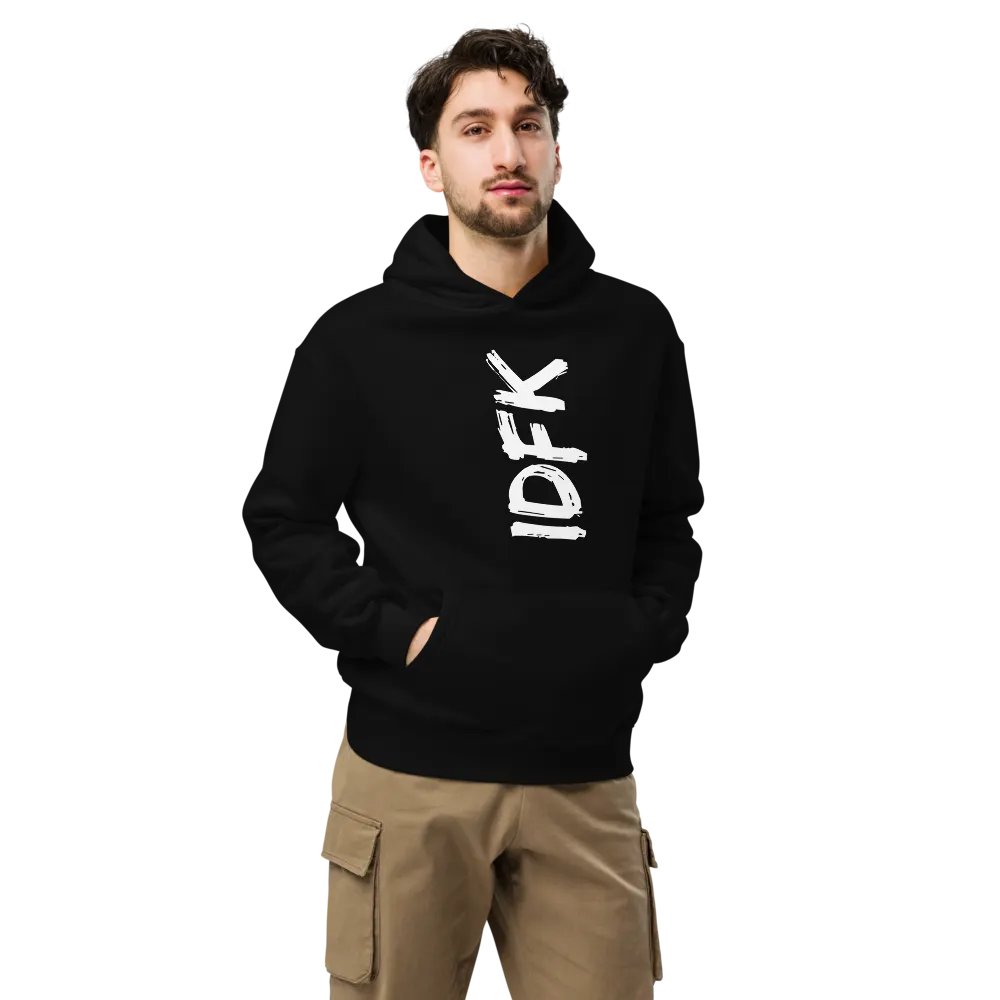 IDFK Black & White Sideways Hoodie product image (10)
