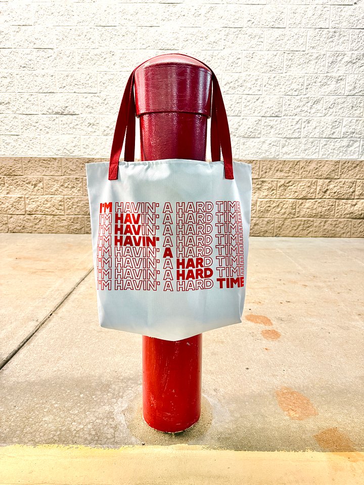hard time tote bag product image (1)