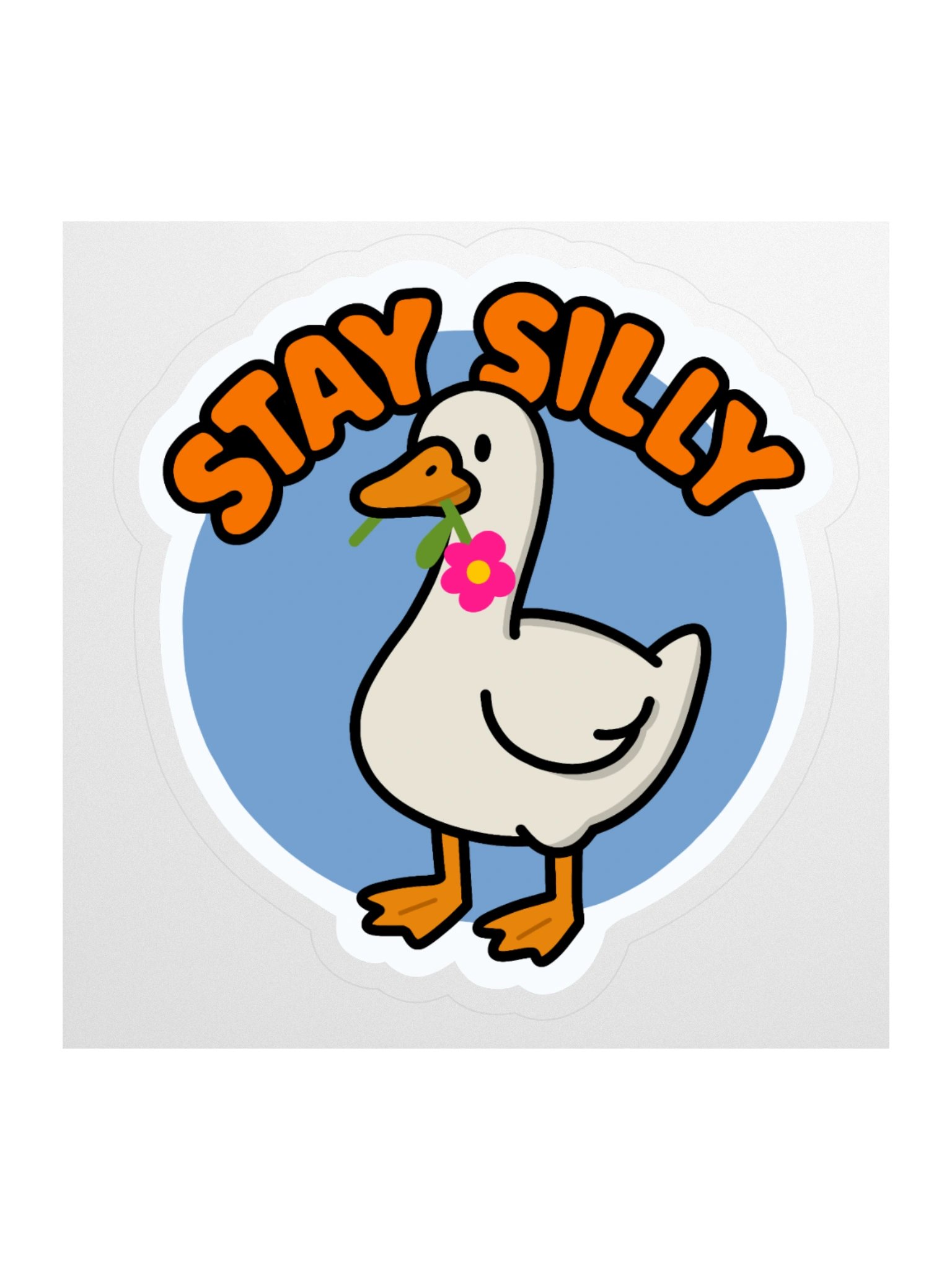 Stay Silly Flower Sticker product image (1)