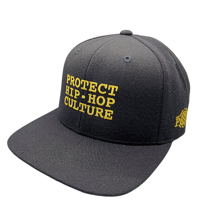 Protect Hip Hop Culture — 50th Anniversary Snapback (Black + Gold) product image (1)