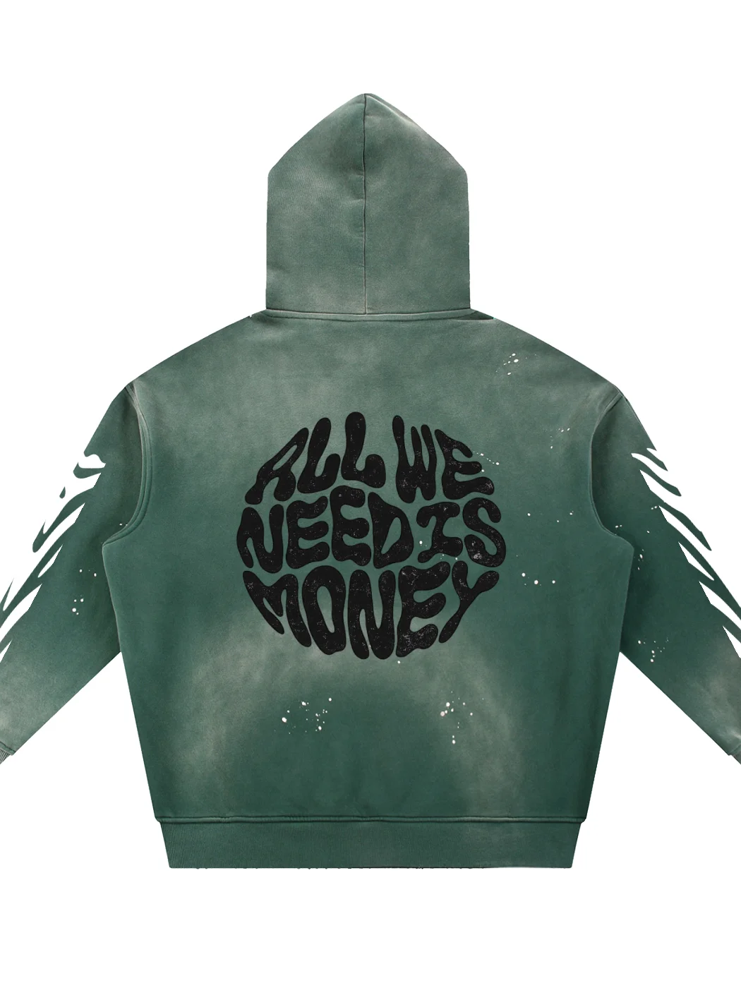 CULTURE OF AMBITION Vintage Washed Frayed Fleece Hoodie product image (6)