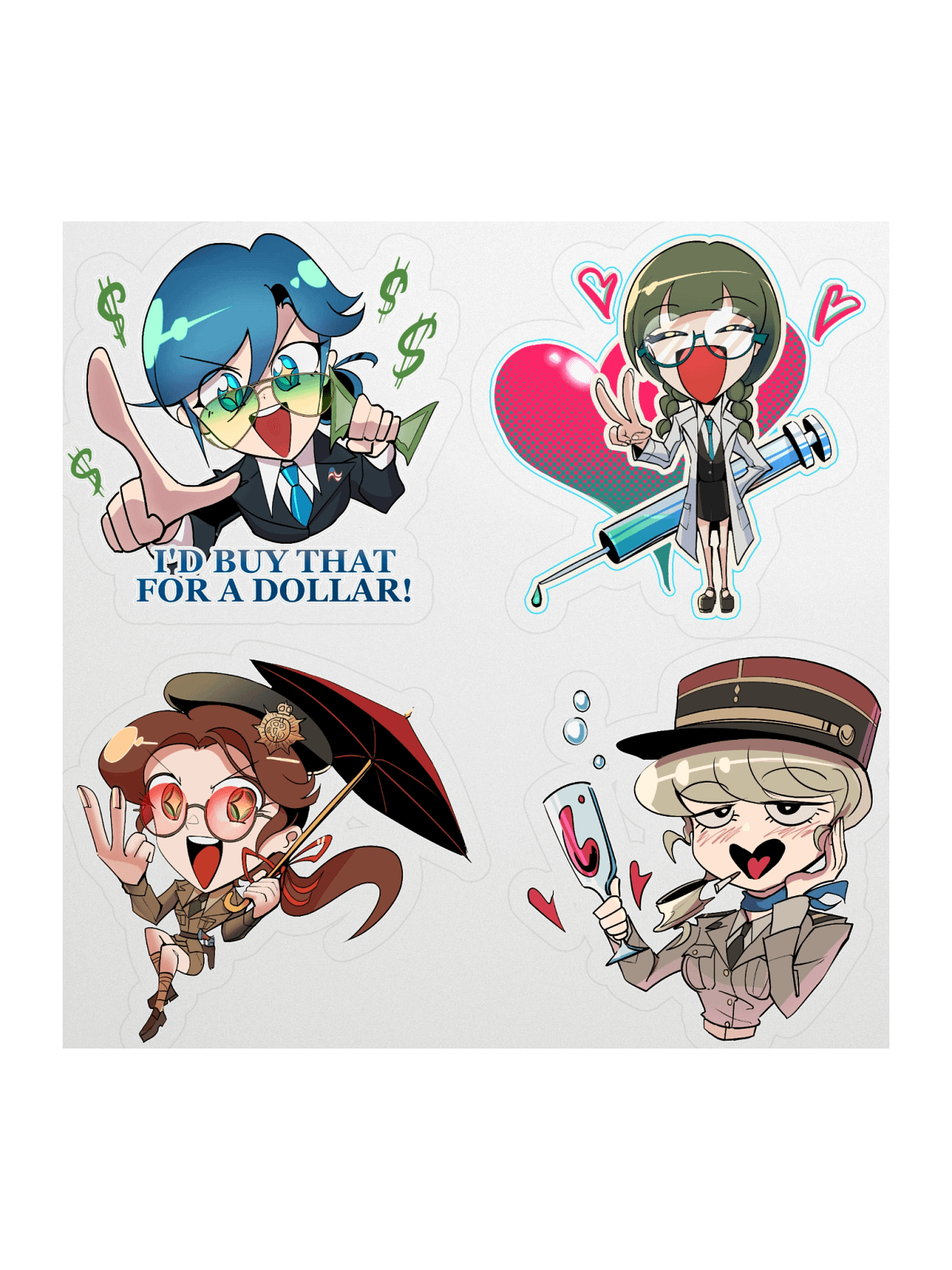 We Love Cold War!! September 2025 Sticker Set | Capitalism Ho ...