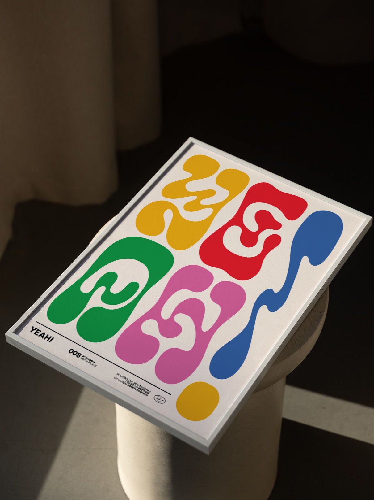 "YEAH!" Print Poster (Unframe) product image (2)
