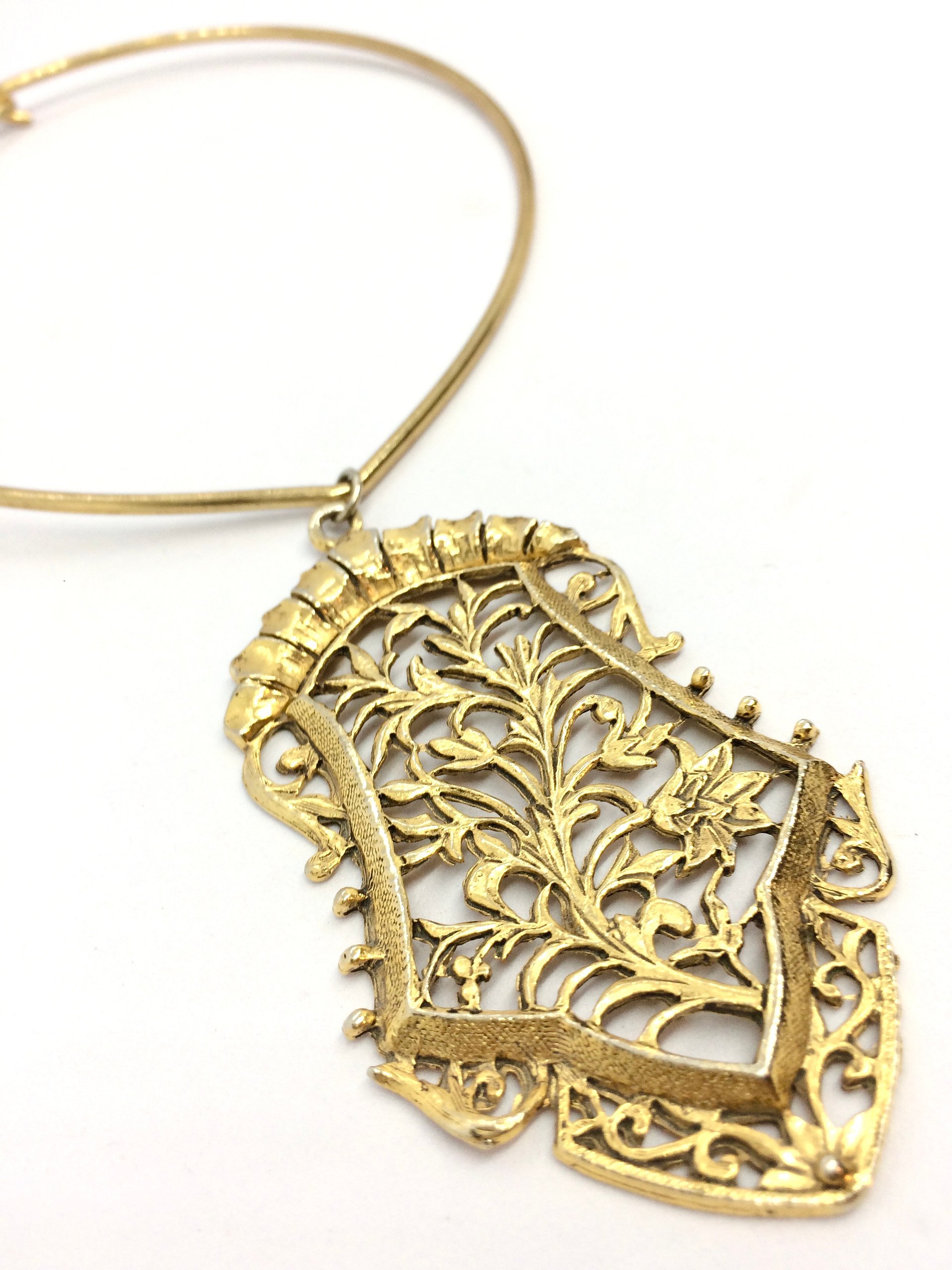 Etruscan Garden Torque Necklace product image (6)