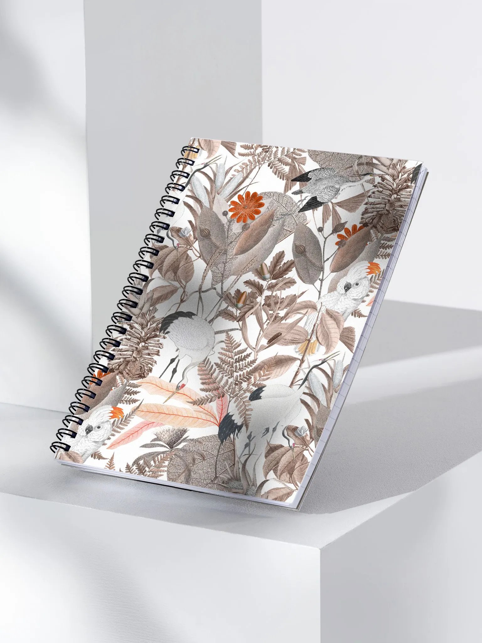 White Ecotone Spiral Notebook product image (3)