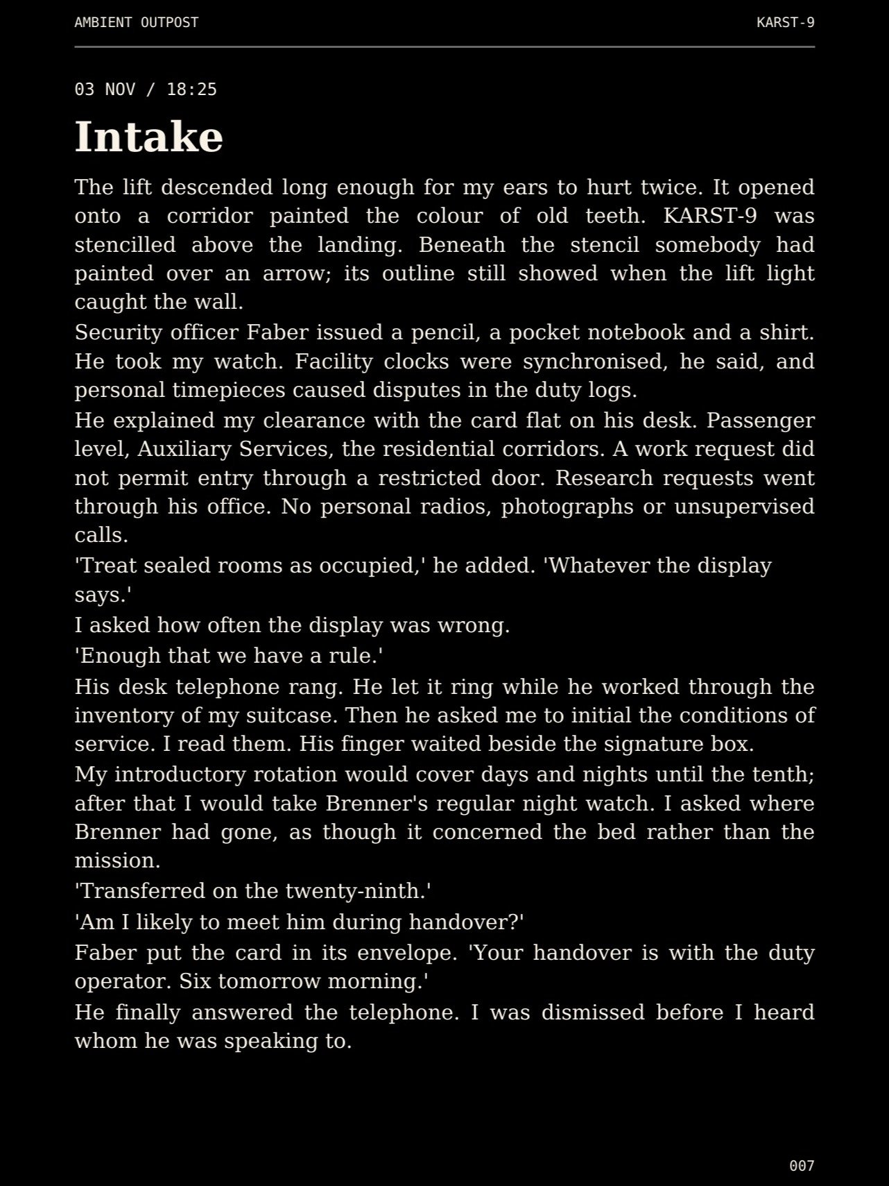 KARST-9 — The Diary Beneath the Mountain · Digital Edition (PDF ONLY) product image (7)