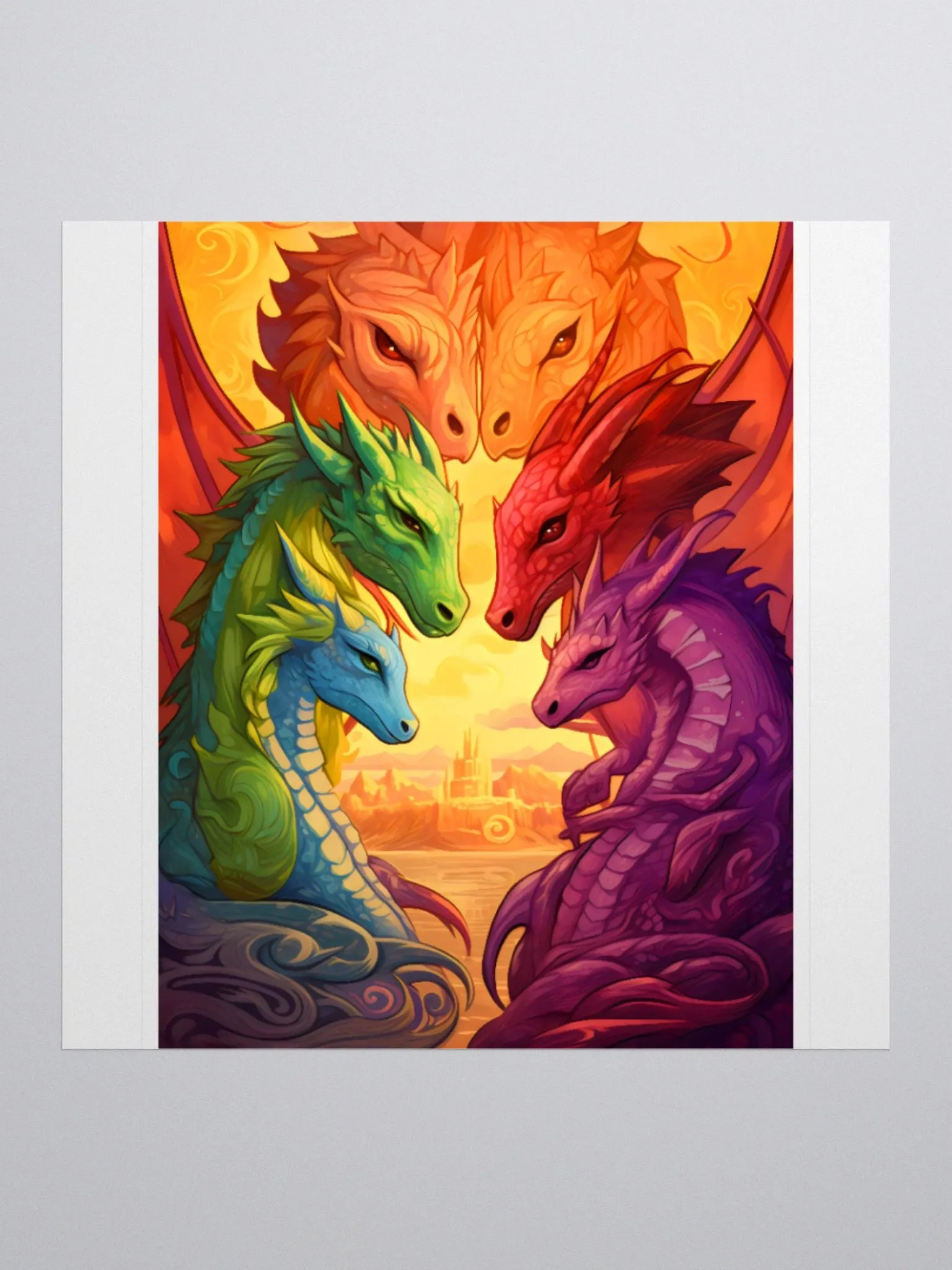 Dragon Unity Kiss Cut Stickers product image (1)