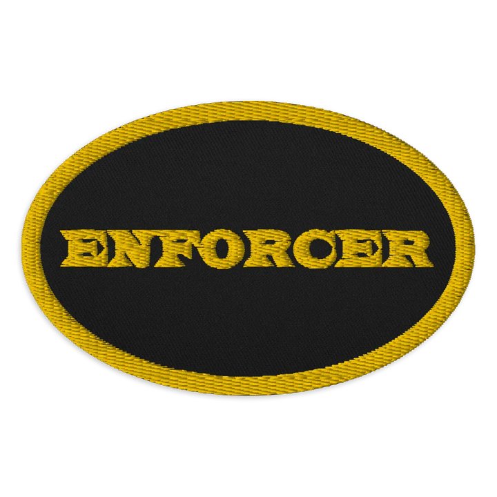 "Motorcycle Club" Embroidered Patch (Enforcer) product image (1)