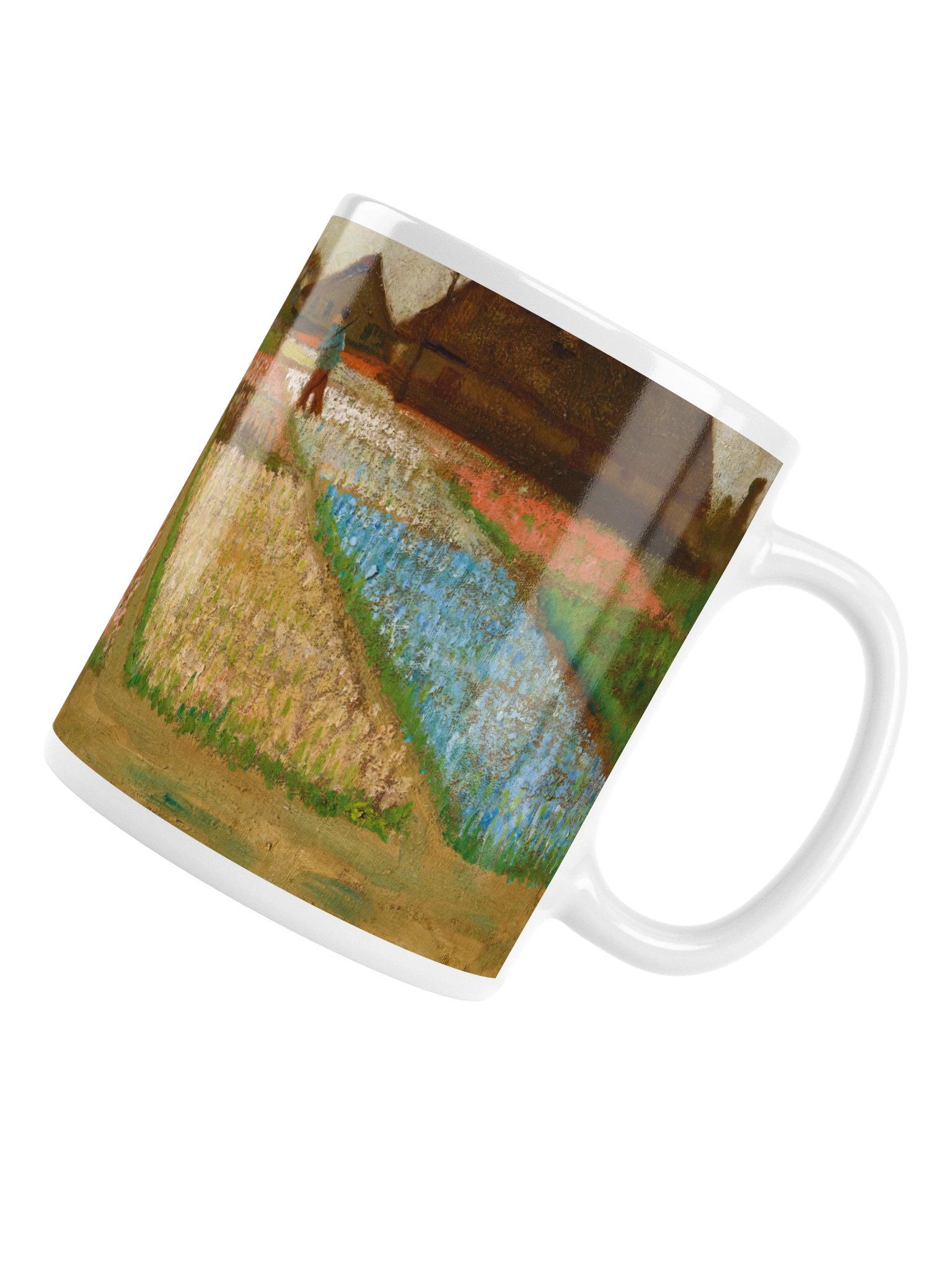 Flower Beds in Holland (Vincent van Gogh) Mug product image (7)