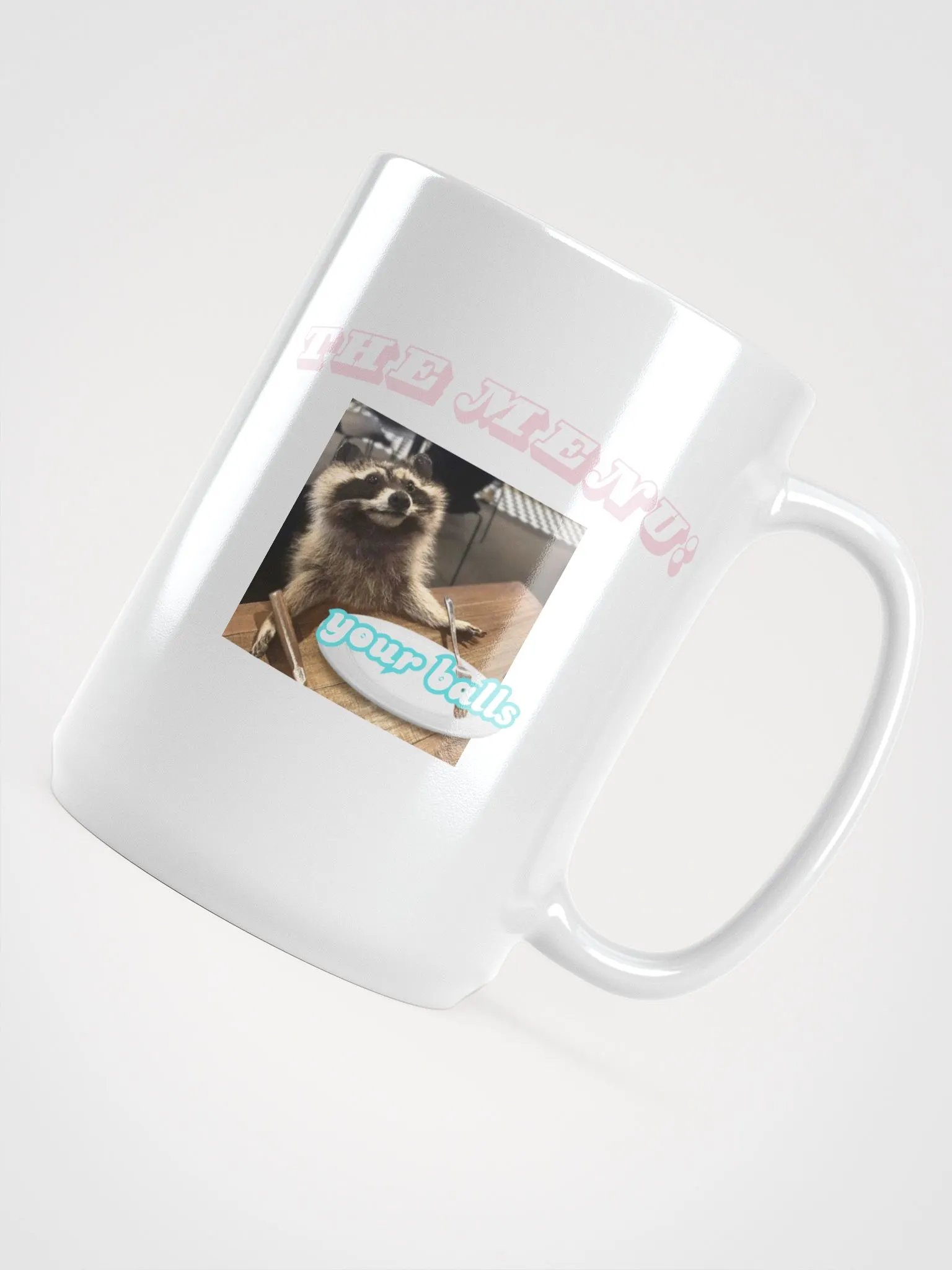 The Menu: Your Balls, Raccoon Mug, Large product image (4)