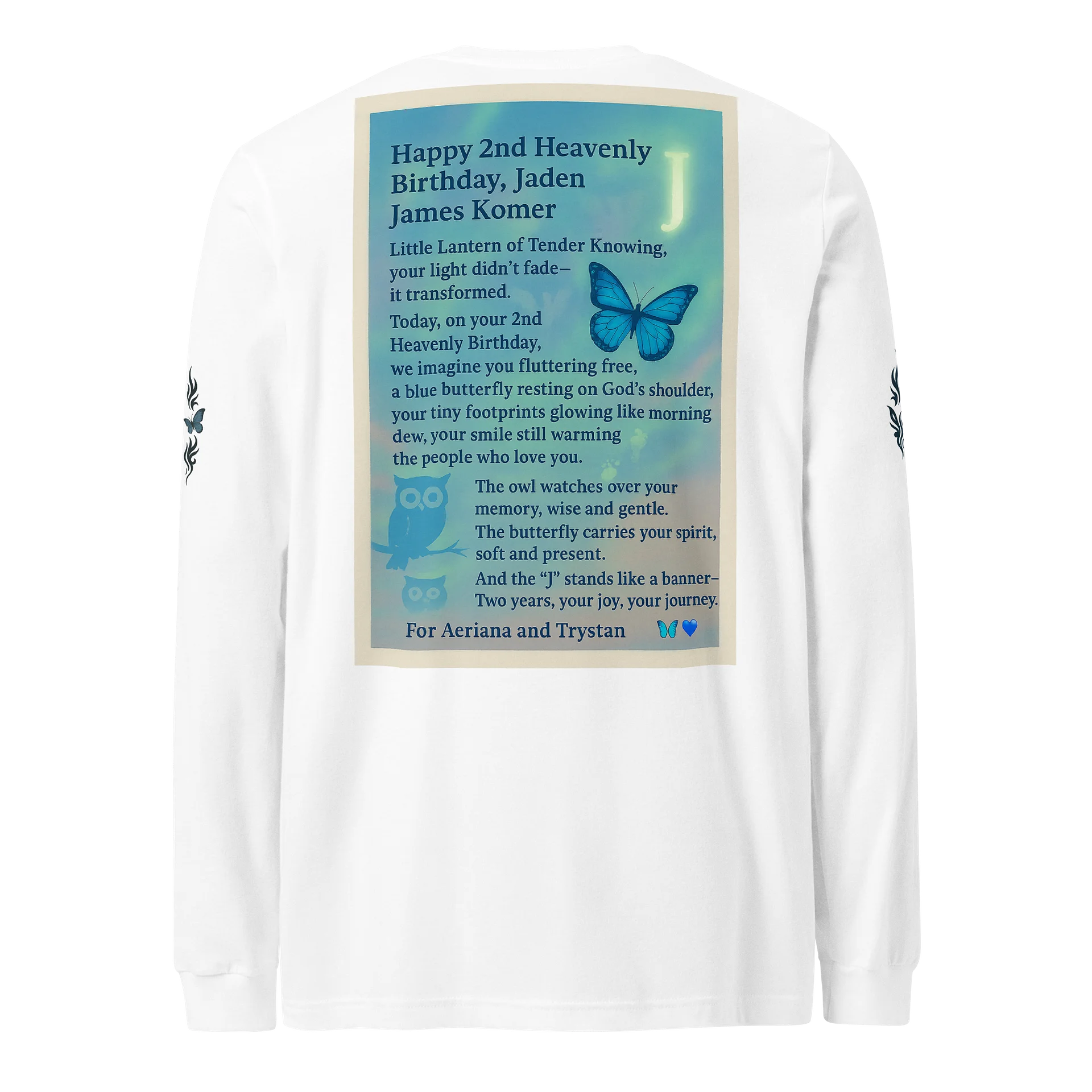Baby J Heavenly Birthday Tribute Long Sleeve Tee product image (3)