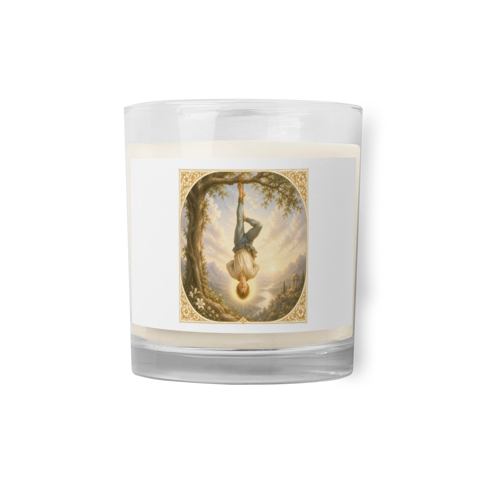 ​🧘‍♂️ Bougie "L'Arcane XII : Le Pendu" – Le Lâcher-Prise product image (1)