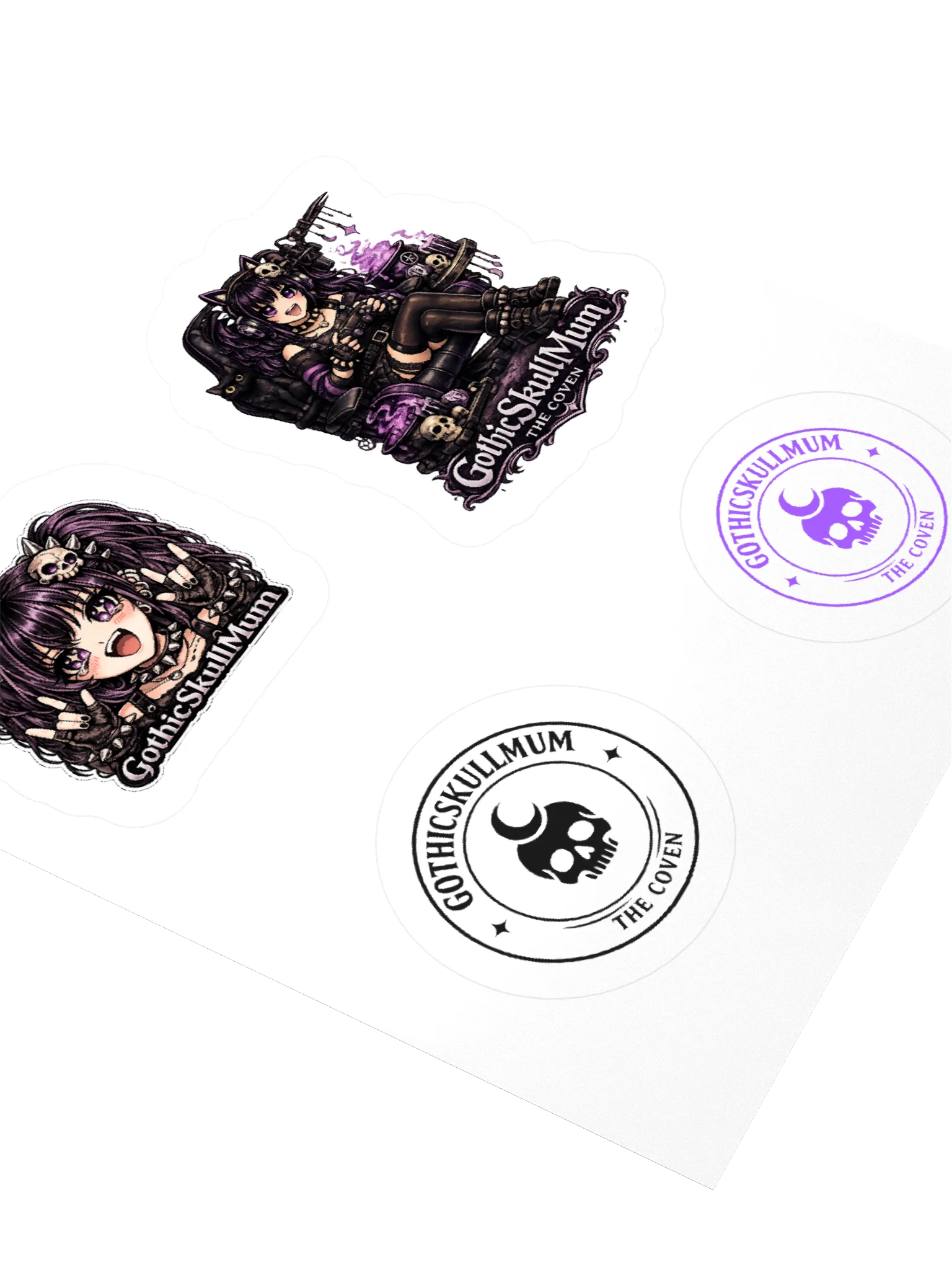GothicSkullMum Stickers product image (8)