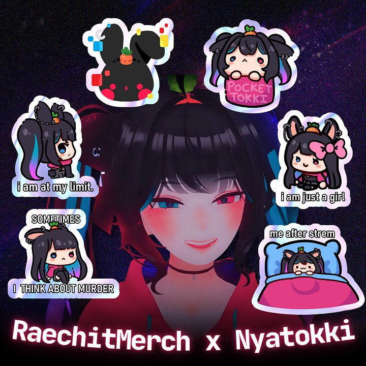 NyaTokki Sticker Sheet product image (1)