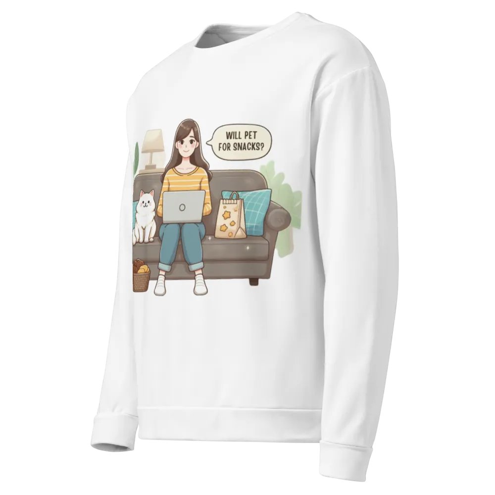 Will Pet for Snacks Sweatshirt product image (3)