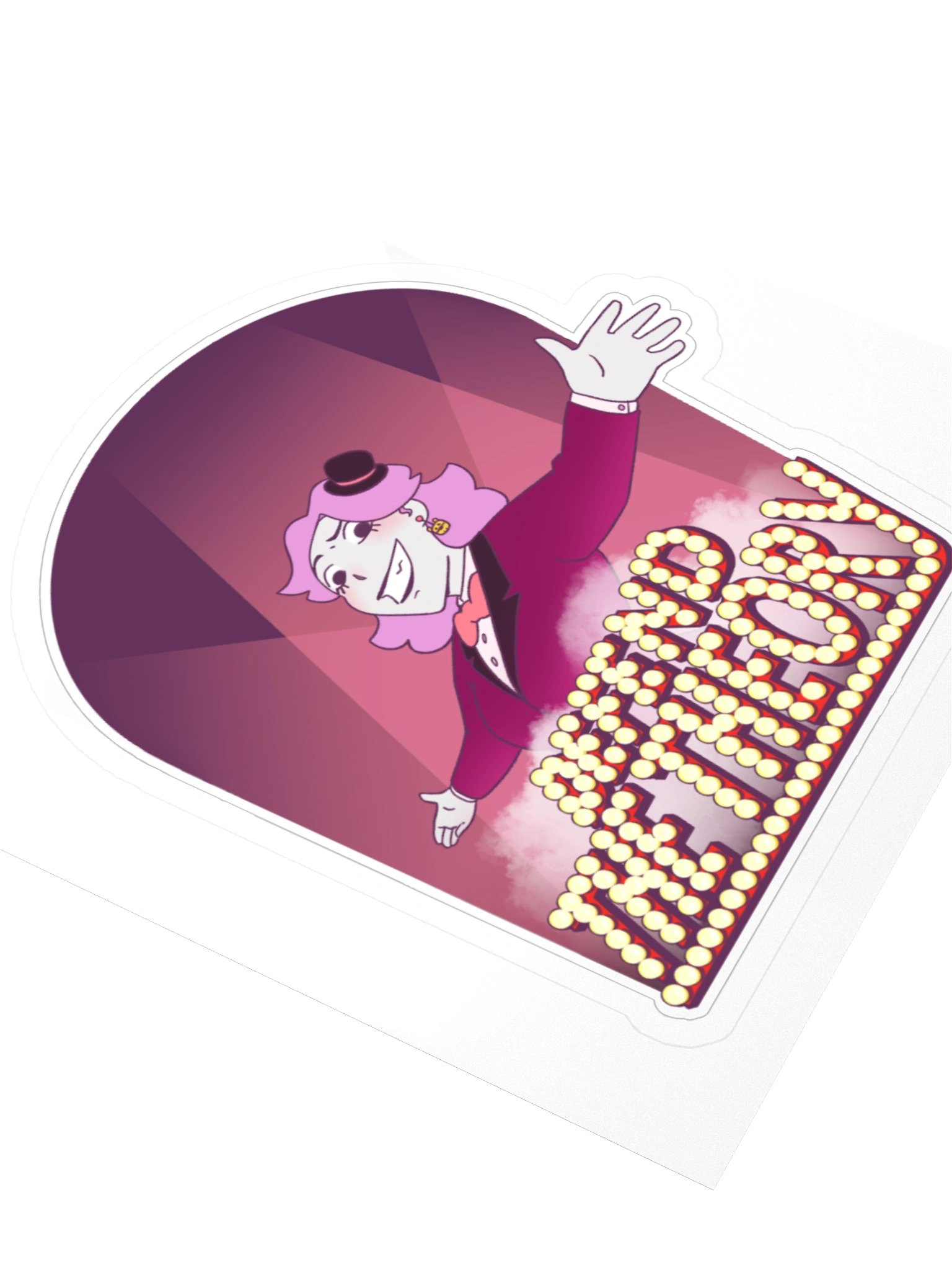 Defend The Theory Pink Sticker product image (8)