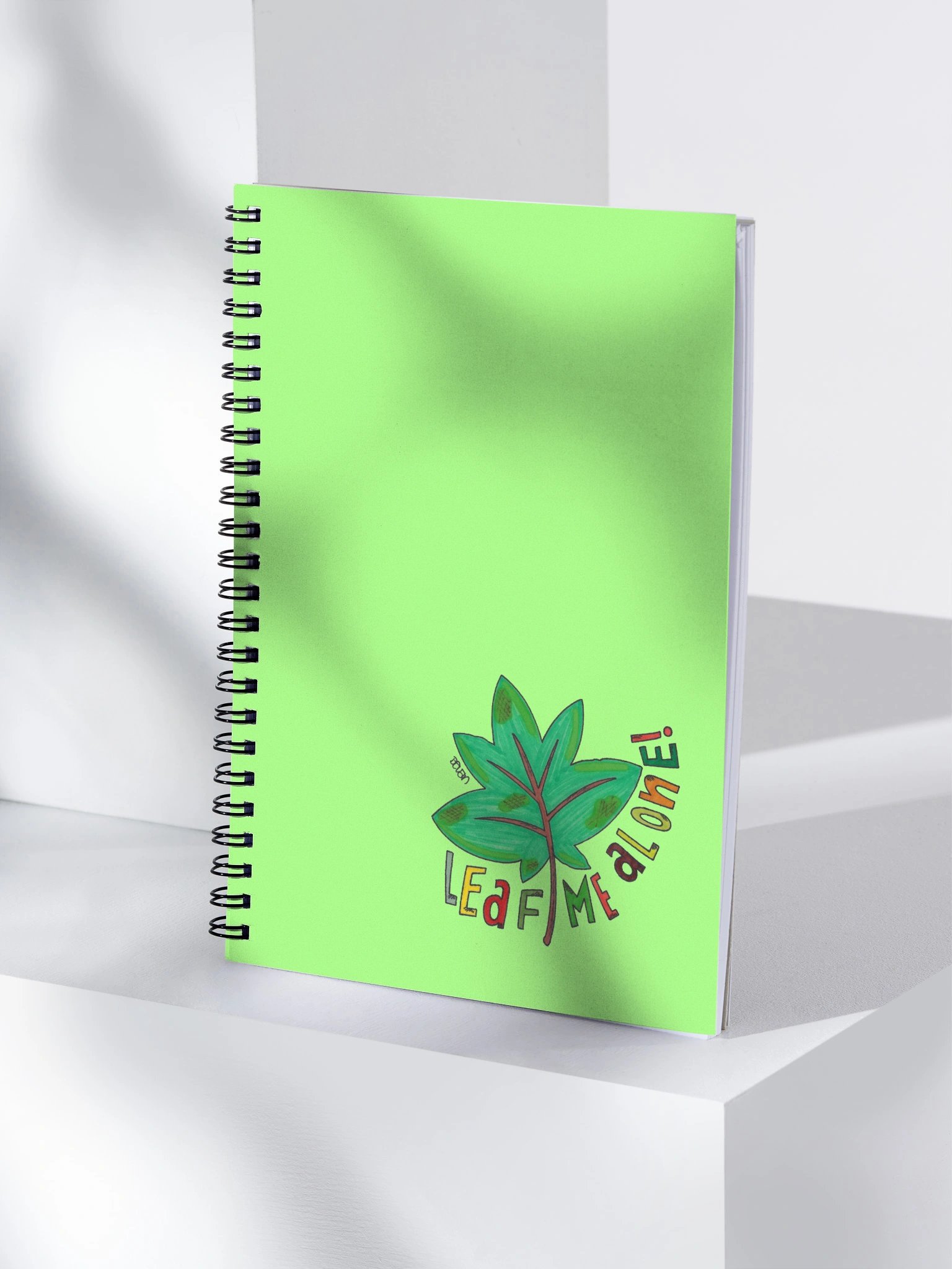 Leaf Me Alone Notebook product image (4)