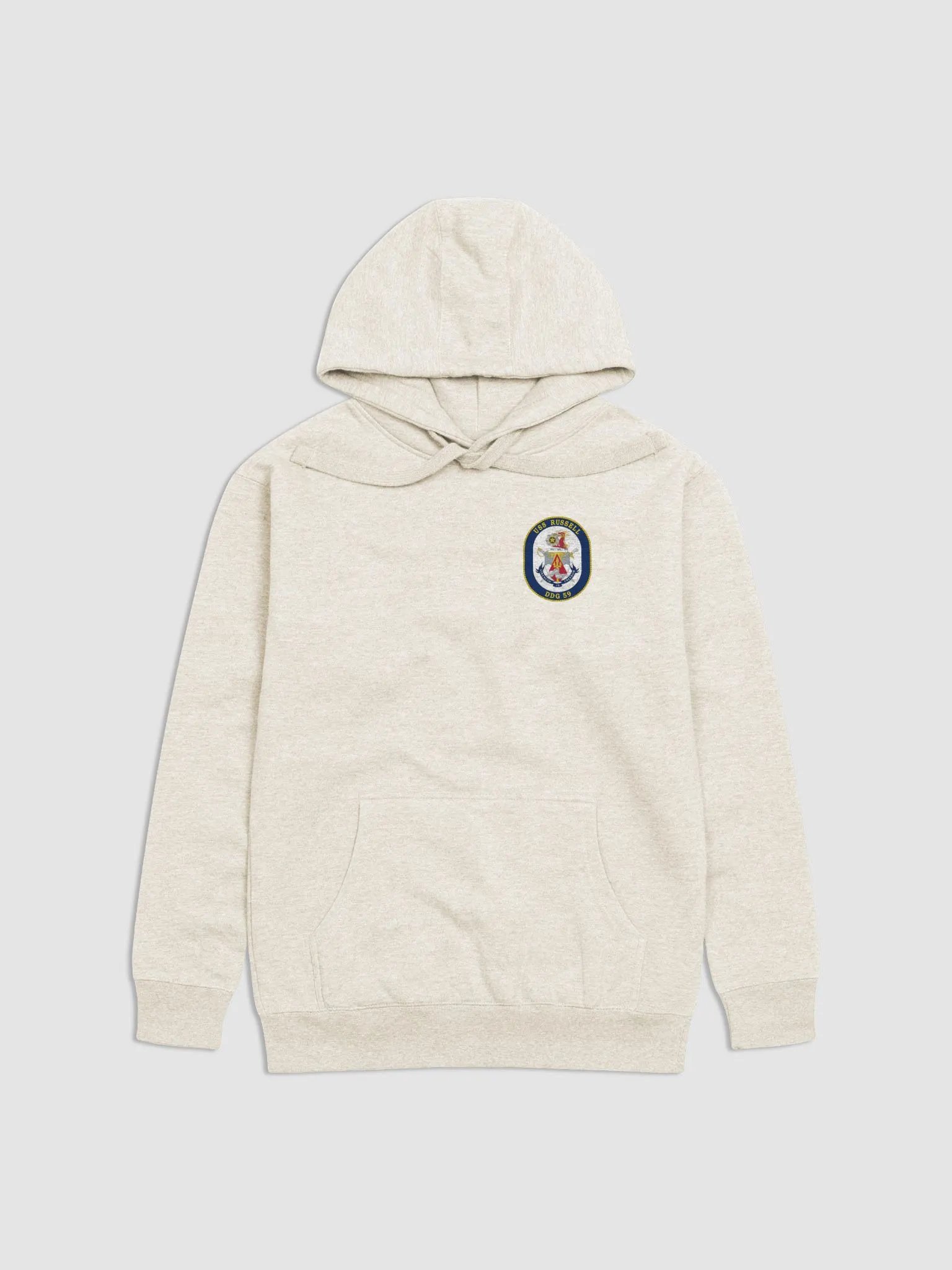 USS Russell DDG 59: Hooded Sweatshirt product image (6)