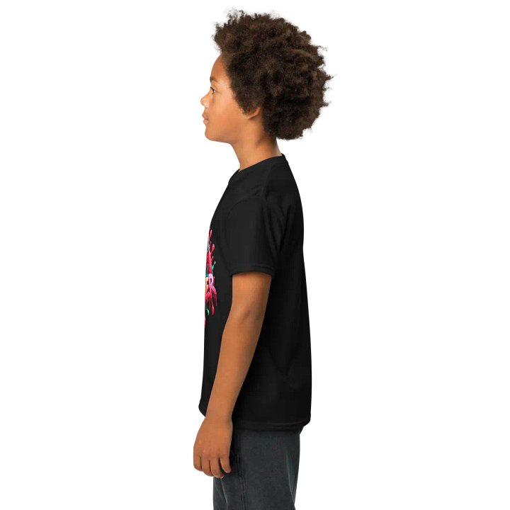 Gamer Red Graffiti Graphic Youth Tee product image (6)