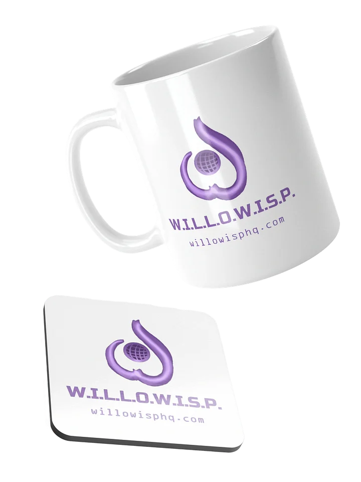 Super Mug and Coaster (white) product image (1)