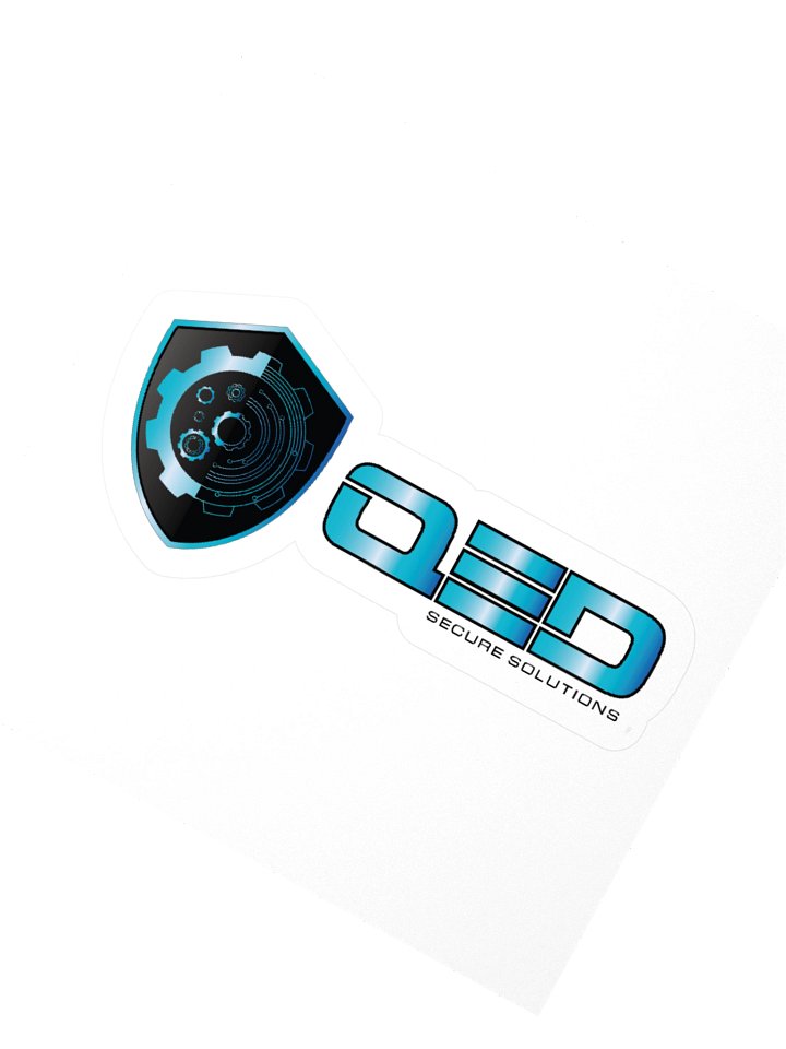 QED Secure Solutions Sticker product image (2)