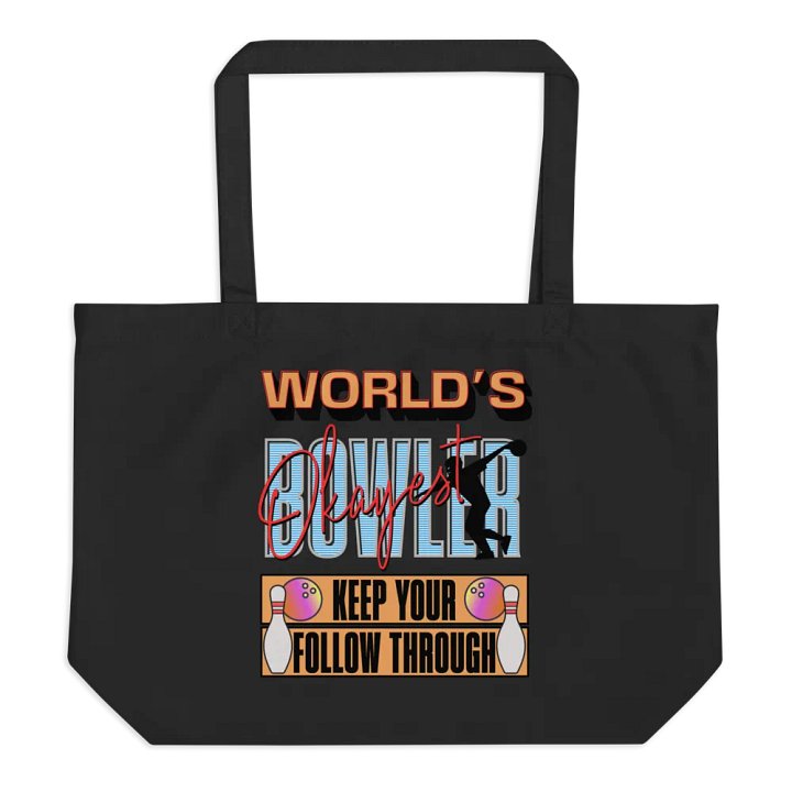 Worlds Okayest Bowler Strike in Style Tote Bag product image (1)
