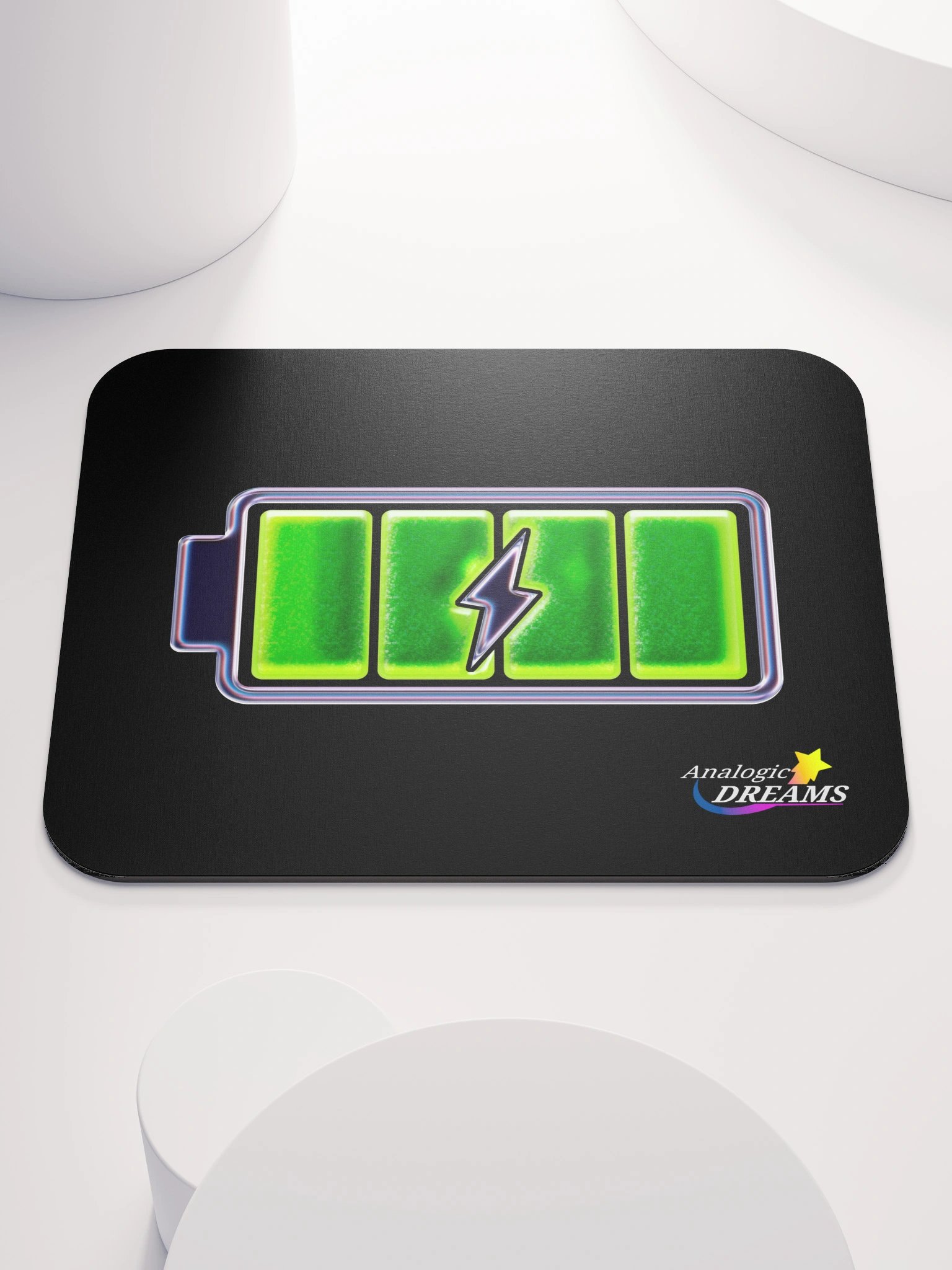 Battery Charge Green (Mouse Pad) product image (1)