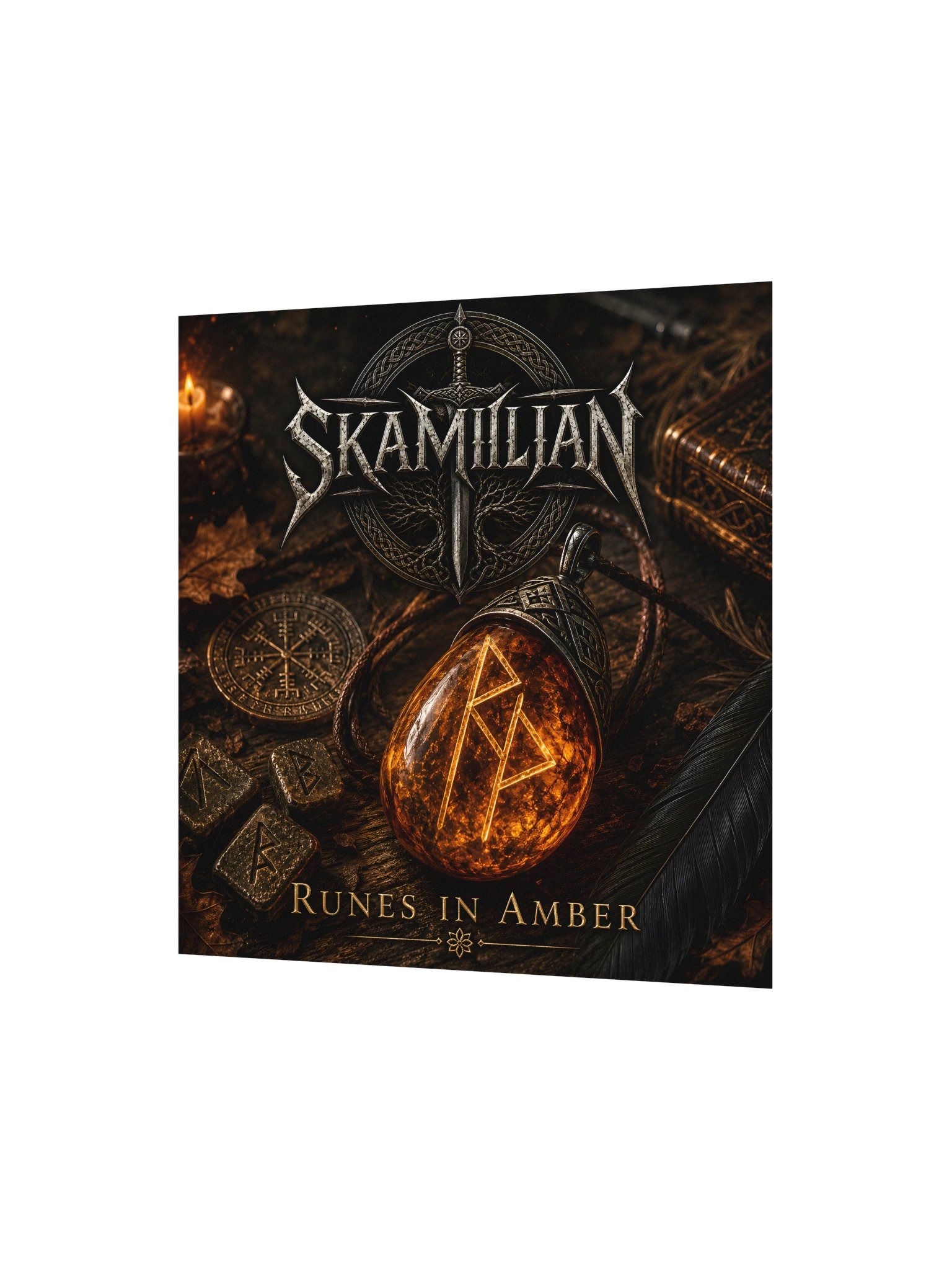 Skamilian Runes in Amber Poster product image (3)
