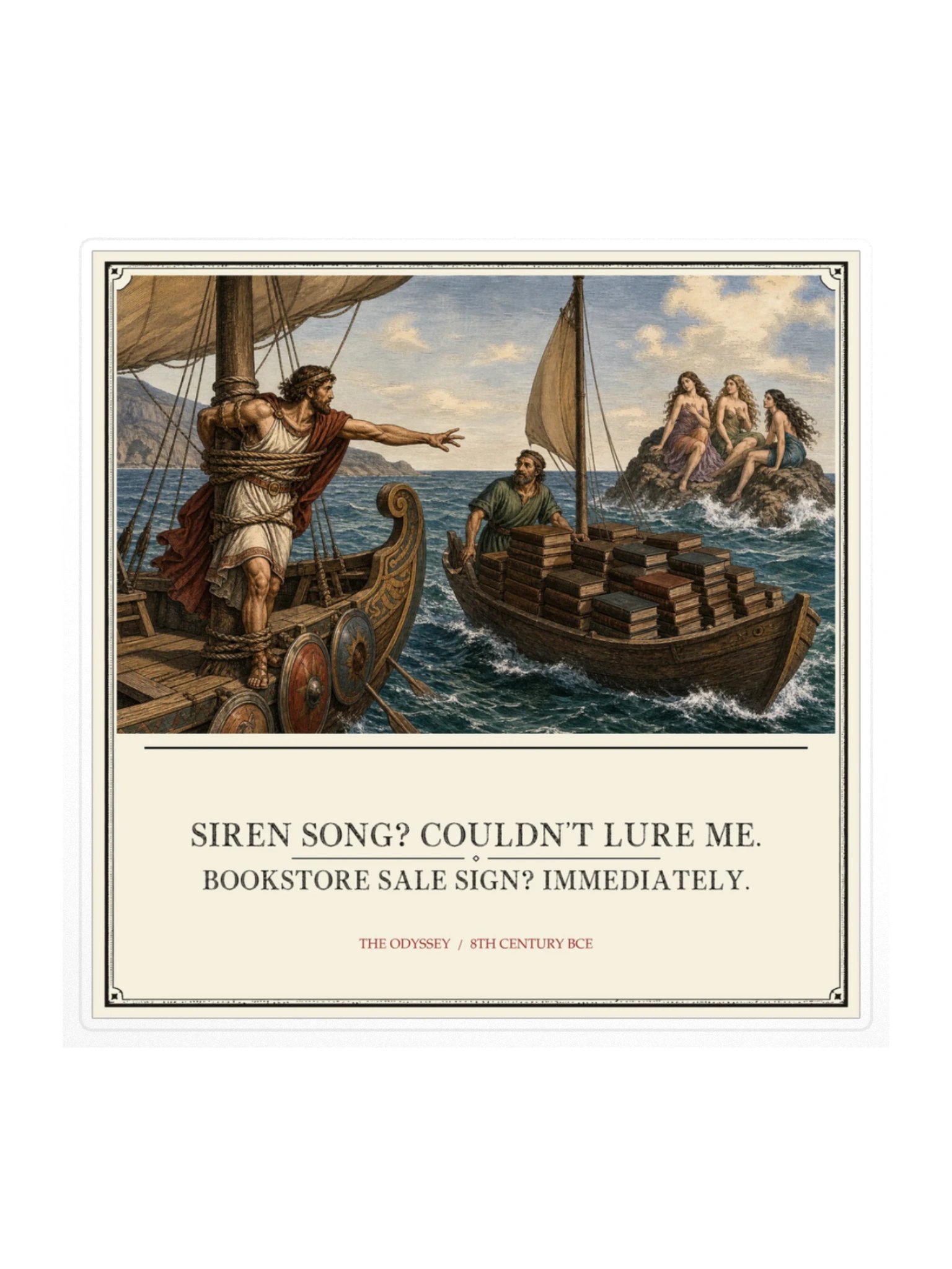 Siren Bookstore Sale -- The Odyssey Sticker product image (1)