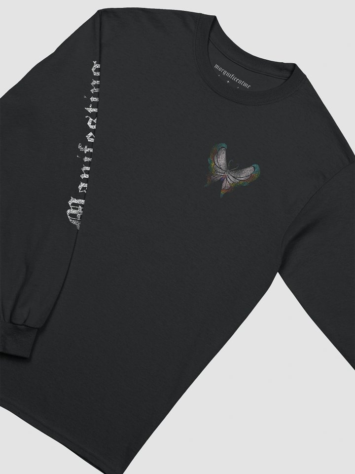 Manifesting a Plushie Long Sleeved Tee - Grunge Butterfly Edition product image (1)