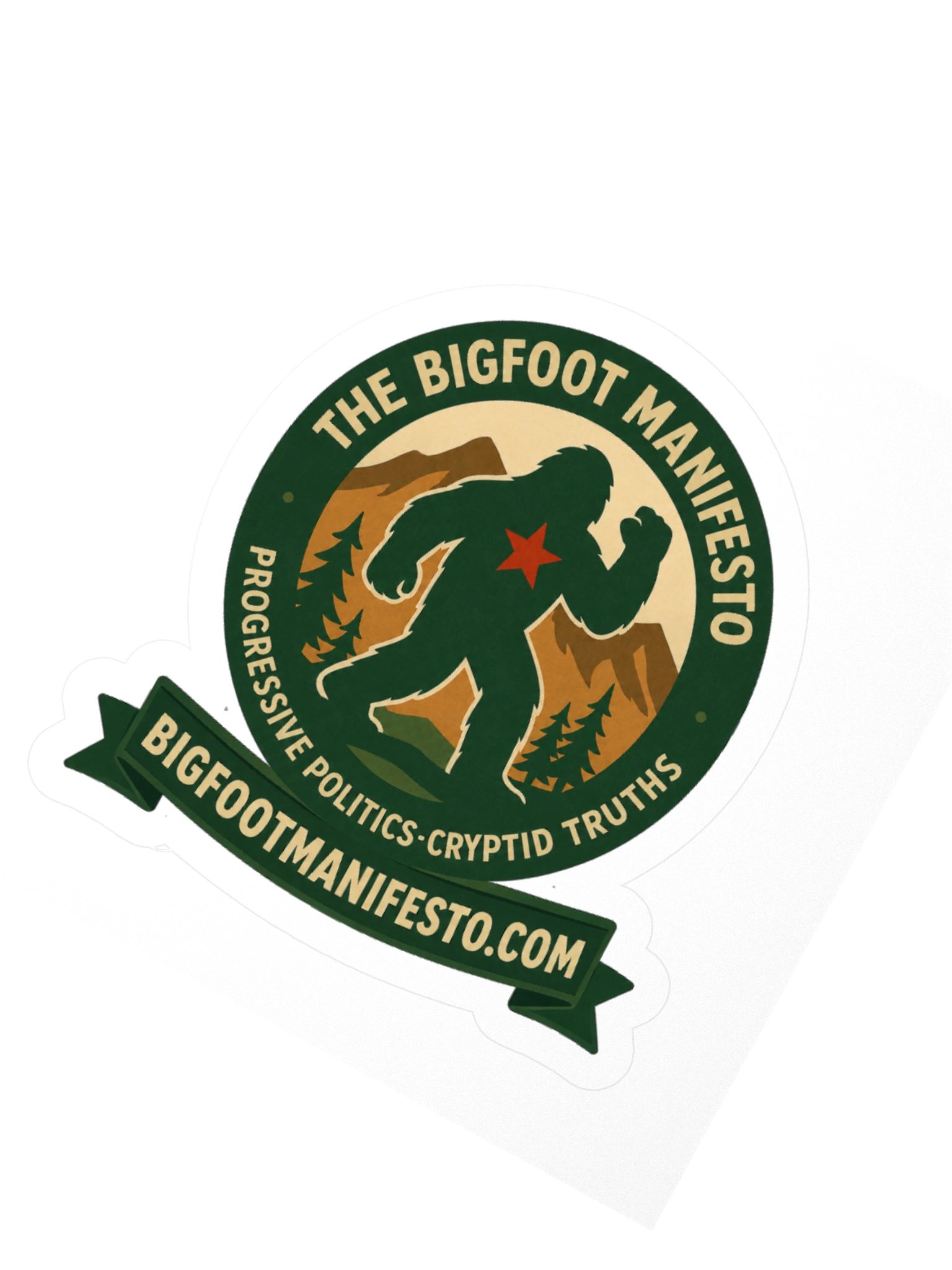 The Bigfoot Manifesto Logo Sticker product image (5)
